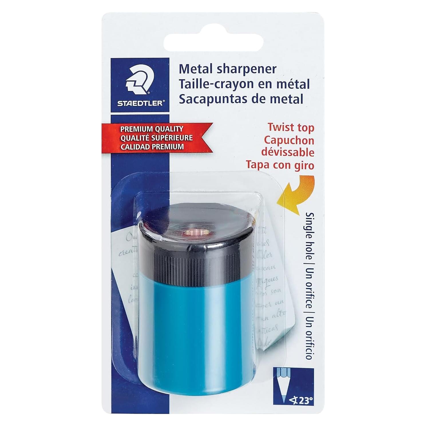 Afilador de Lápiz Manual Staedtler 6 Paquetes Compacto