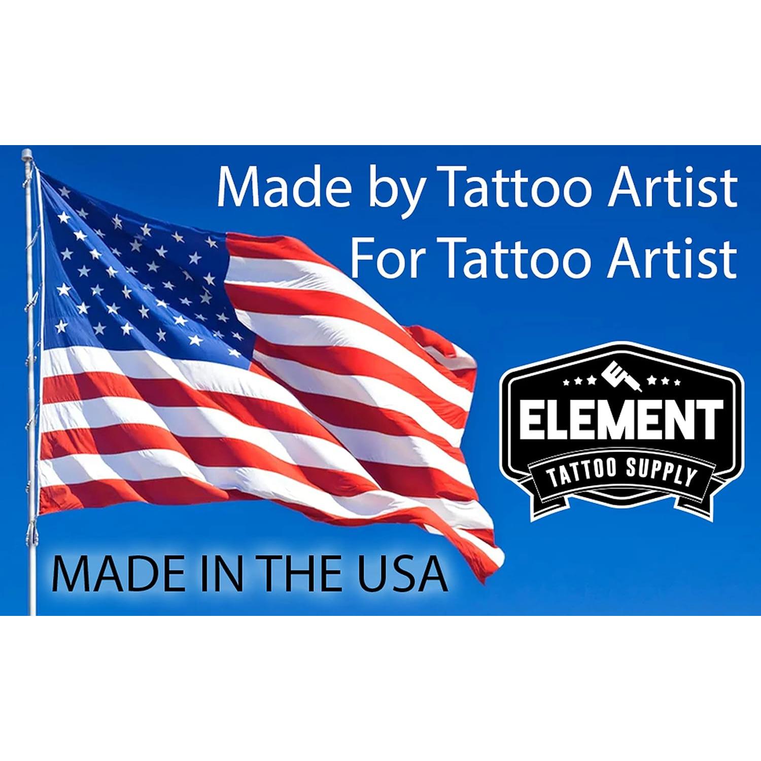 Marcador Corporal Element Tattoo Supply Morado Punta Gruesa 5 Unidades