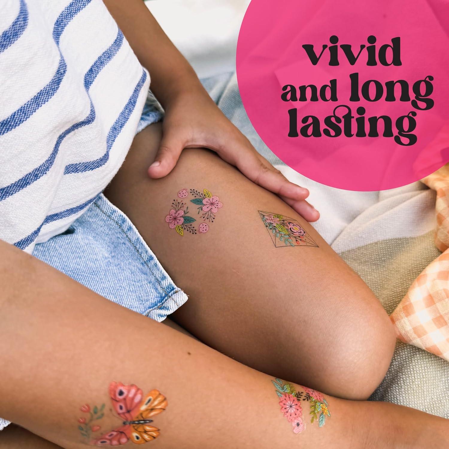 Tatuajes Temporales Hipoalergénicos Bonbaloo 50 Pcs Cuento de Hadas