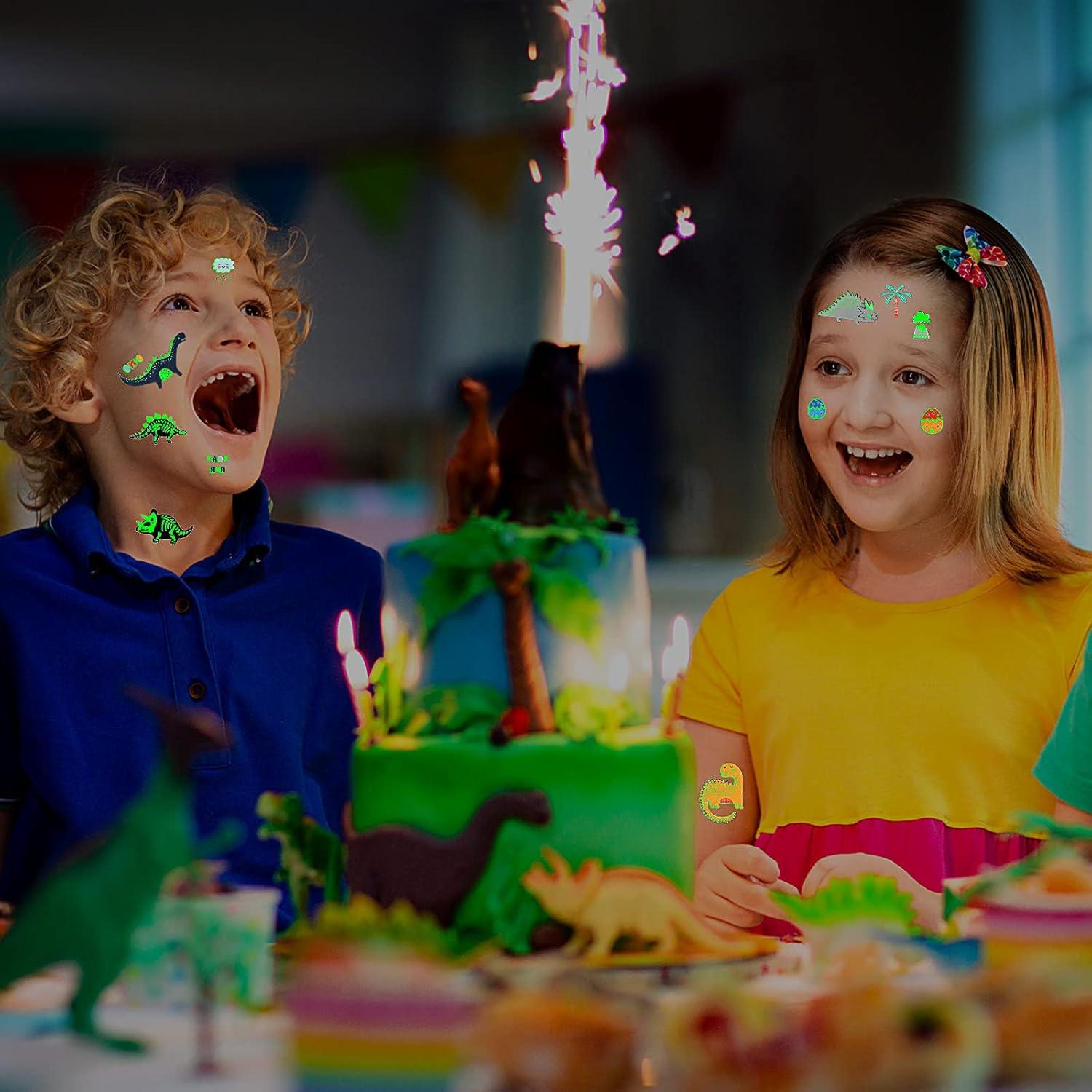 Tatuajes Temporales Brillantes Dinosaurios Zonon - 90 Diseños