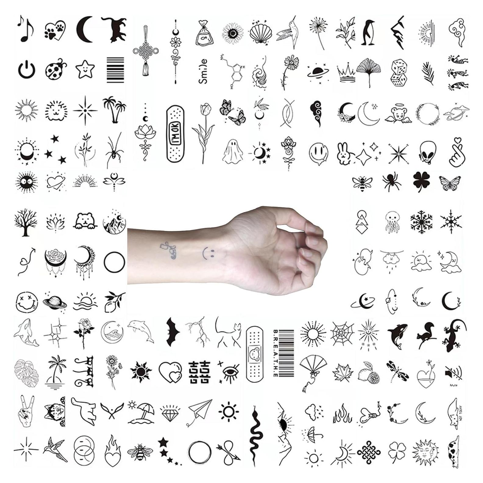 Tatuajes Temporales Realistas OohFaice - 10 Hojas Impermeables