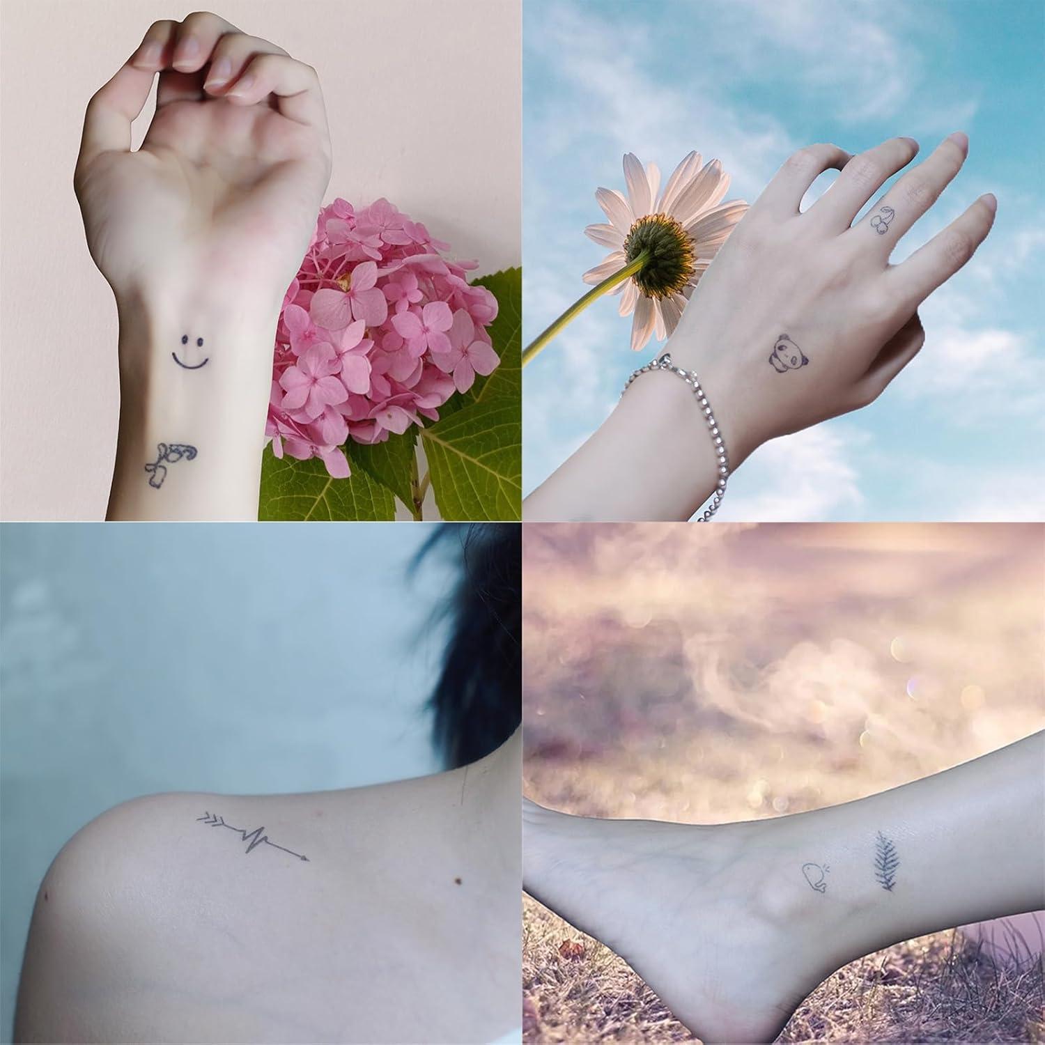 Tatuajes Temporales Realistas OohFaice - 10 Hojas Impermeables