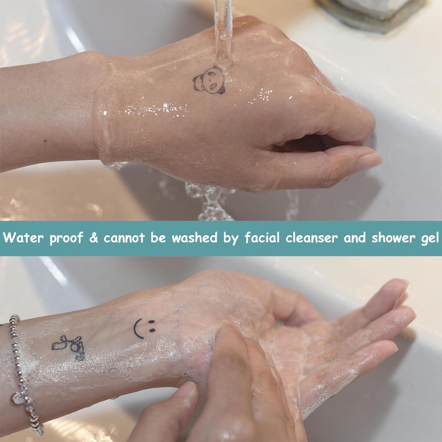 Tatuajes Temporales Realistas OohFaice - 10 Hojas Impermeables