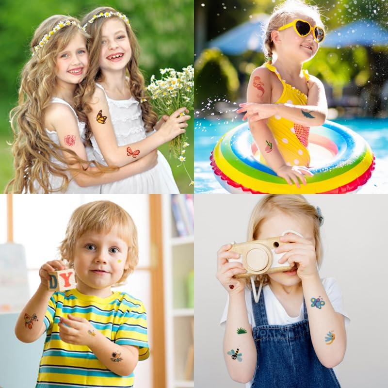 Tatuajes Temporales para Niños CartaChic - 330+ Diseños Divertidos