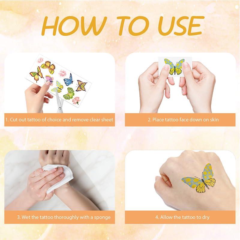 Tatuajes Temporales para Niños CartaChic - 330+ Diseños Divertidos