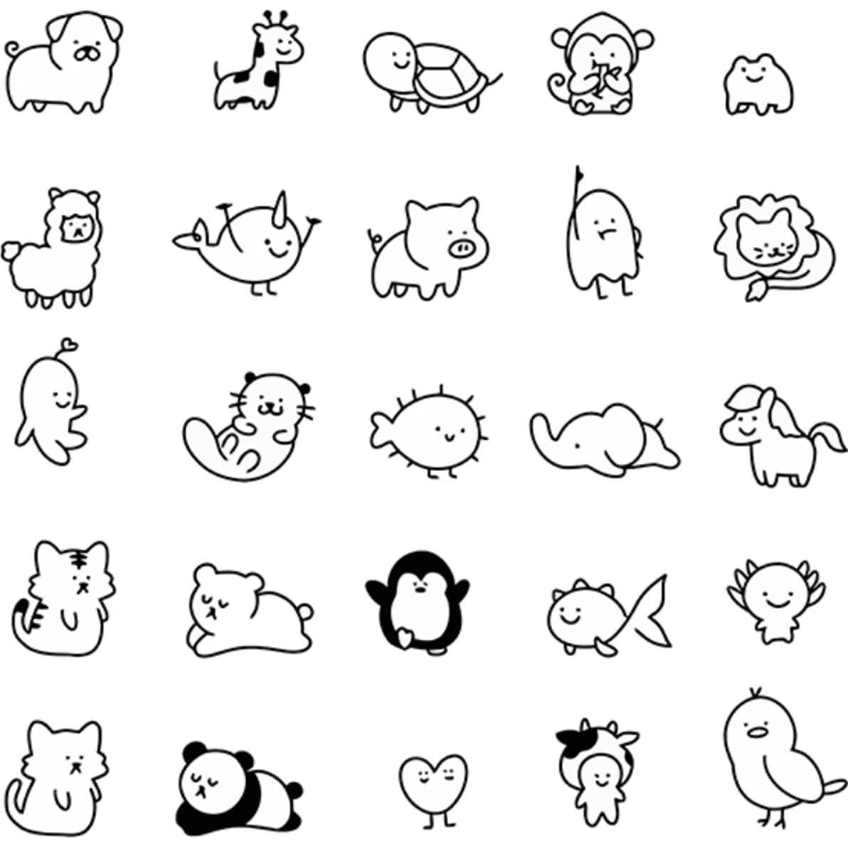 Tatuaje Semipermanente INKARTLINK 2 Hojas Extra Grande Animales