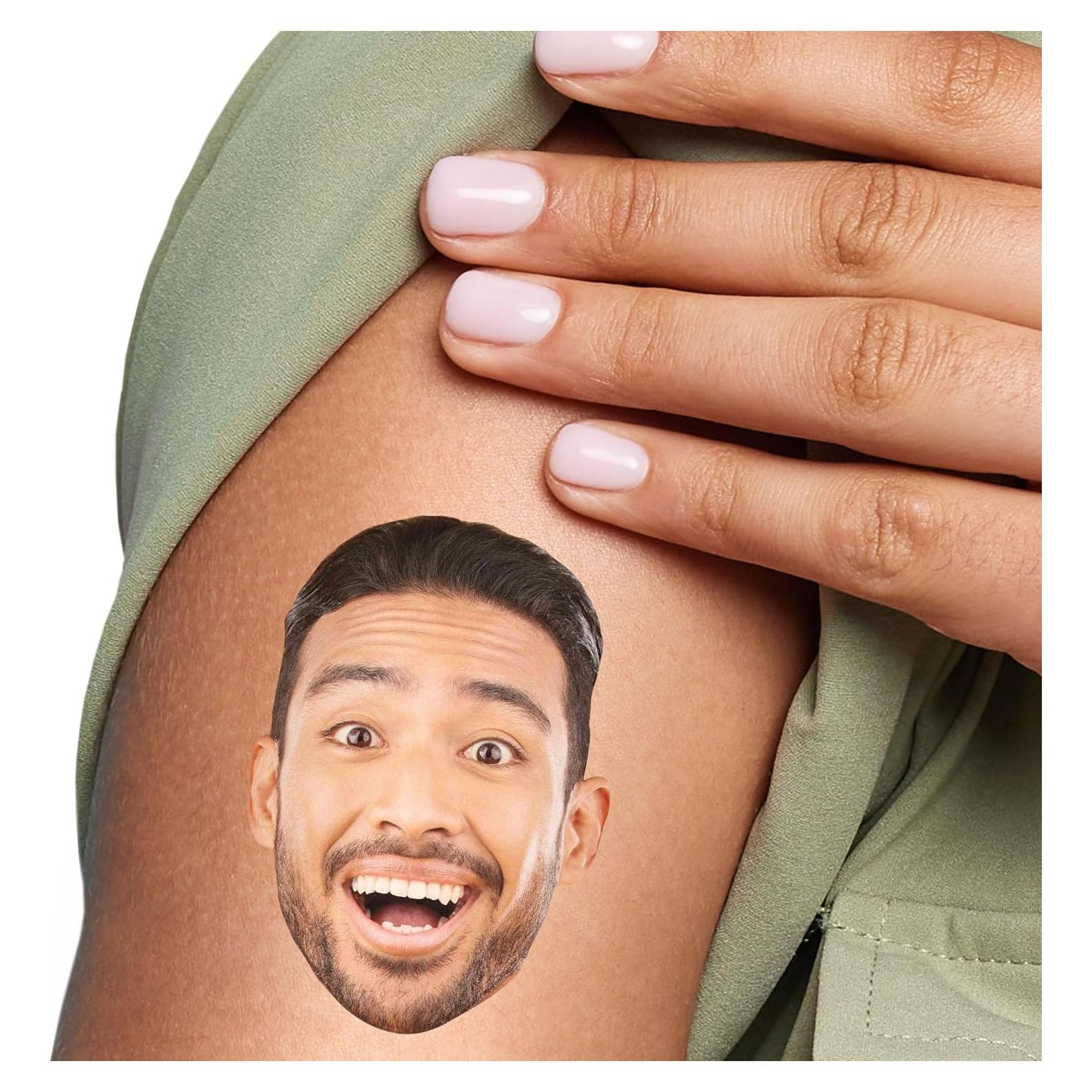 Tatuajes Temporales Personalizados Gran Punto de Felicidad - Set de 12