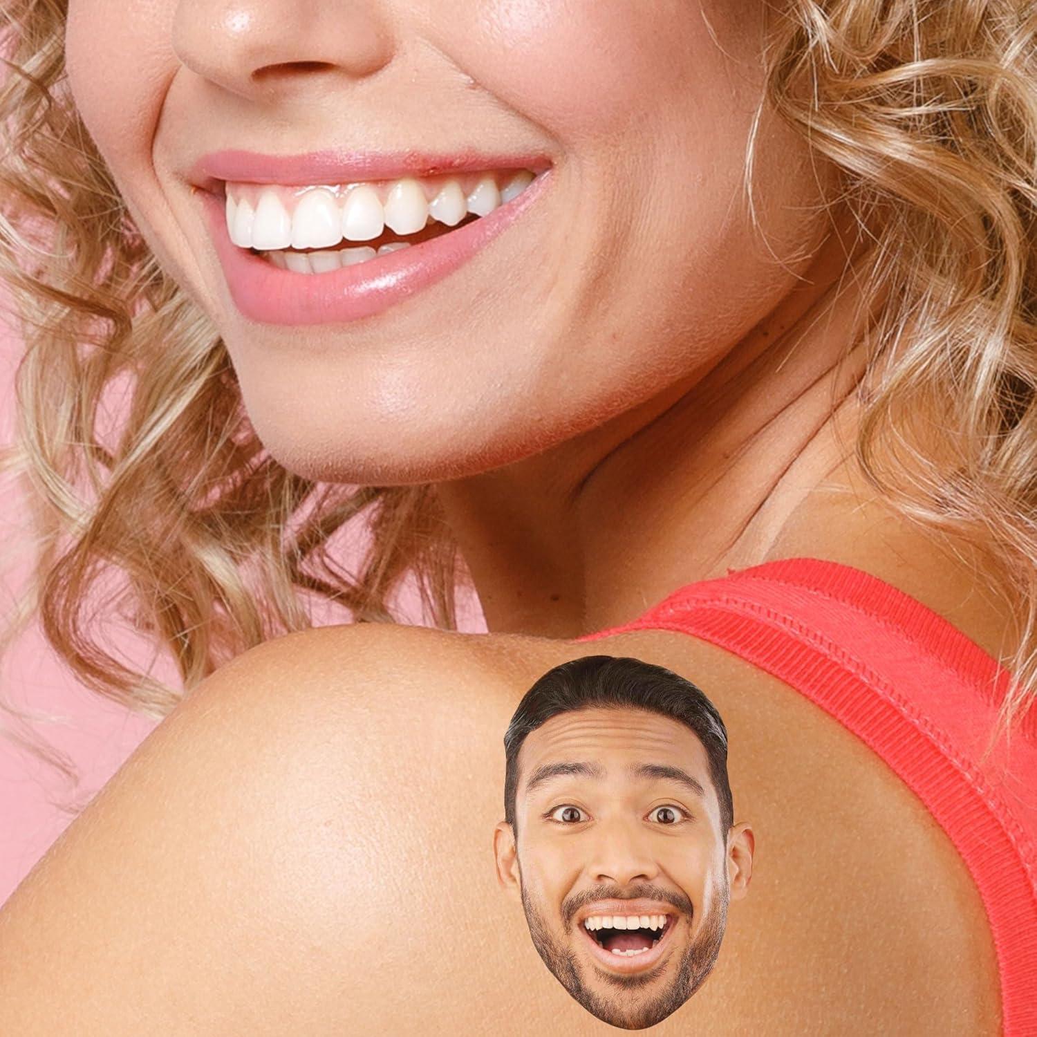 Tatuajes Temporales Personalizados Gran Punto de Felicidad - Set de 12