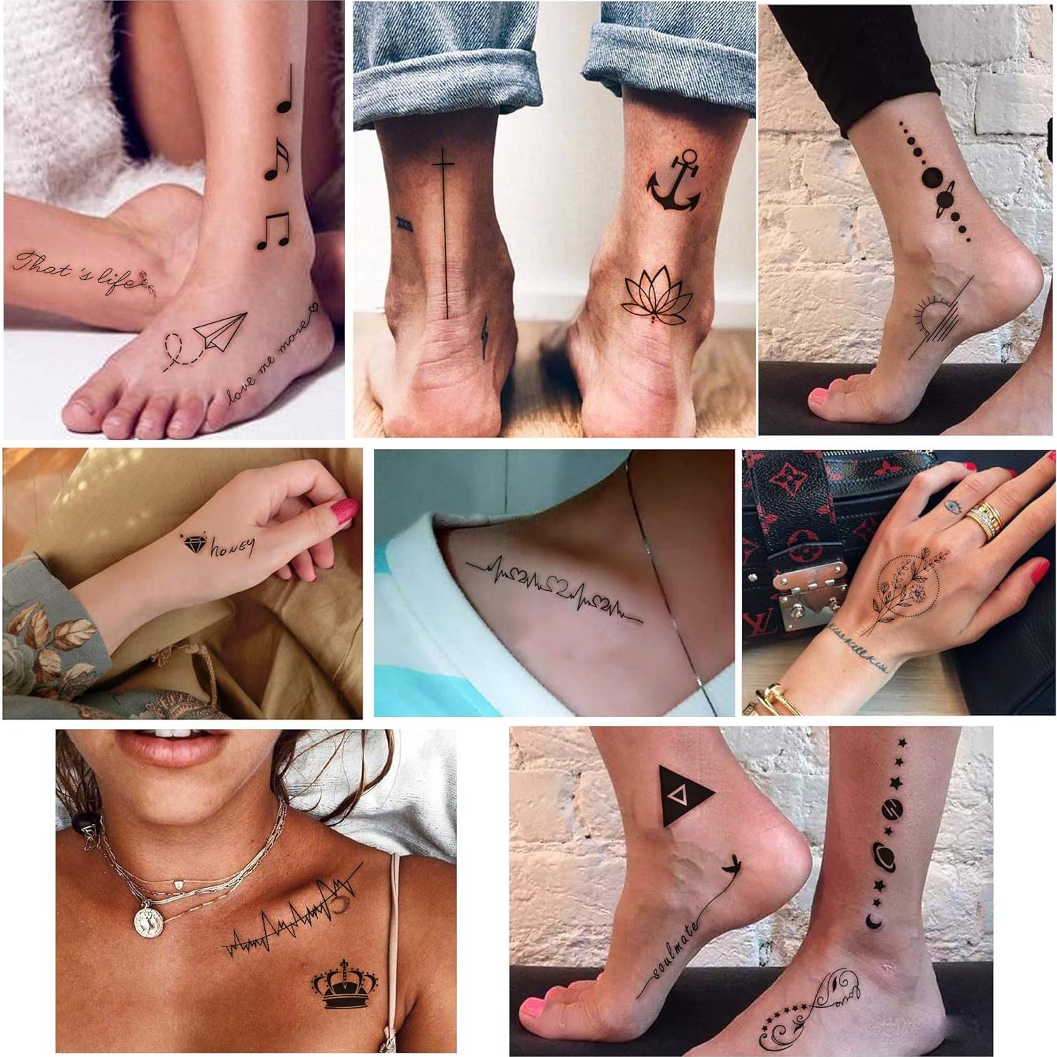 Tatuajes Temporales Impermeables Yazhiji - 60 Hojas, 300 Diseños