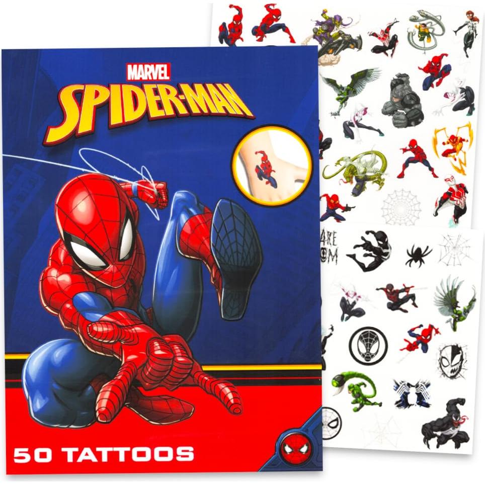 Conjunto de Tatuajes Temporales de Superhéroes - 150 Piezas