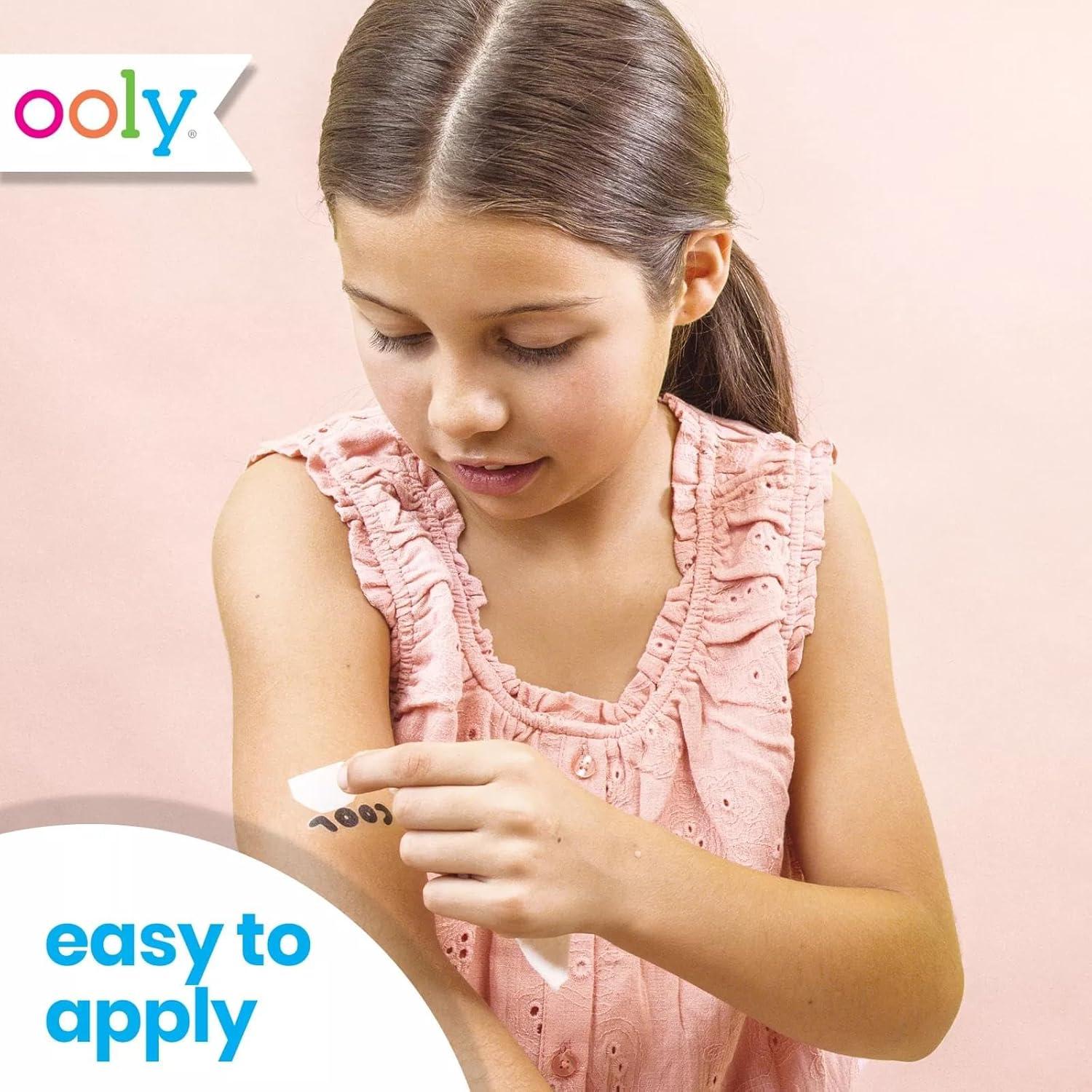 Tatuajes Temporales OOLY Mundo Doodle - 50 Diseños Divertidos