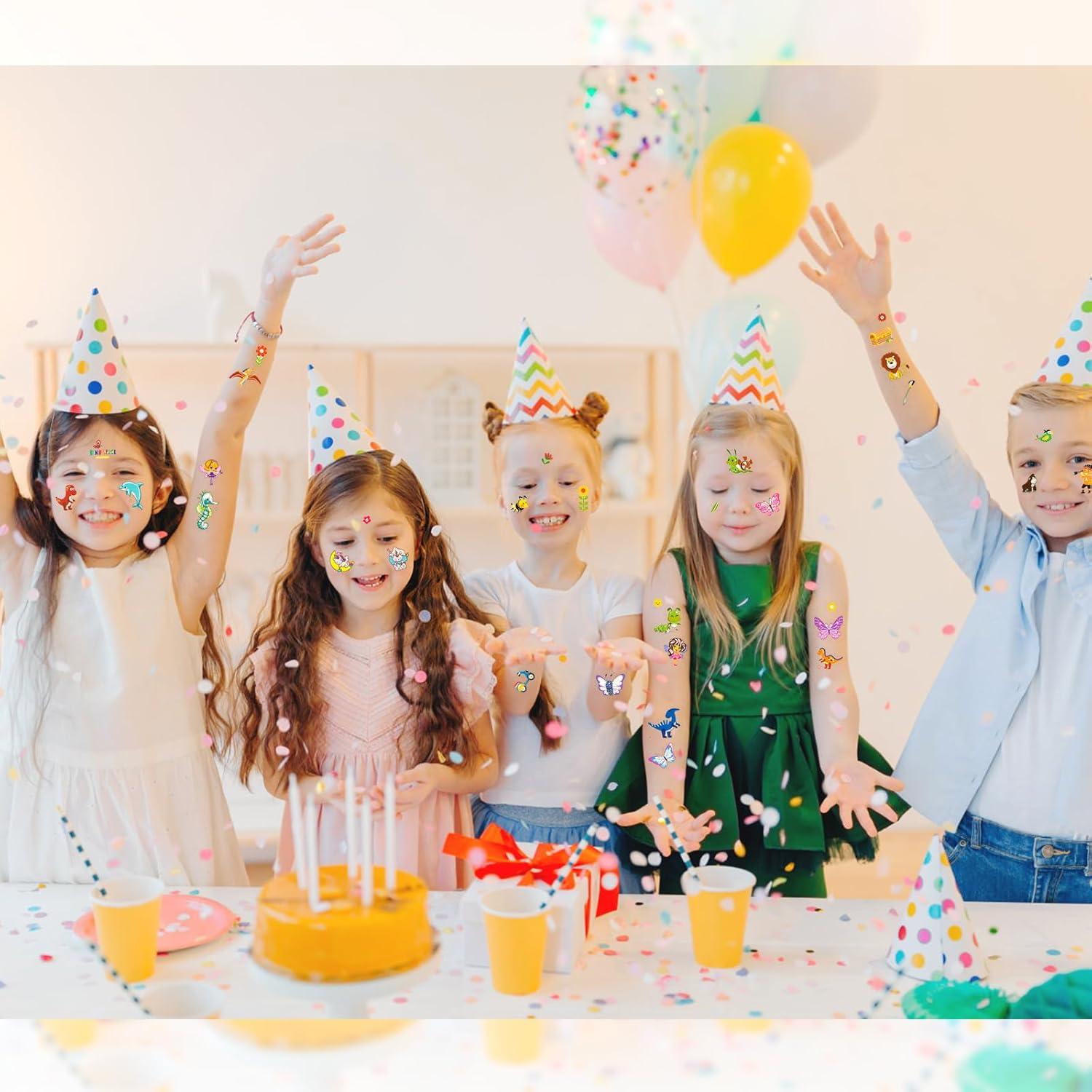 Set de 200 Tatuajes Luminiscentes para Niños - Habett