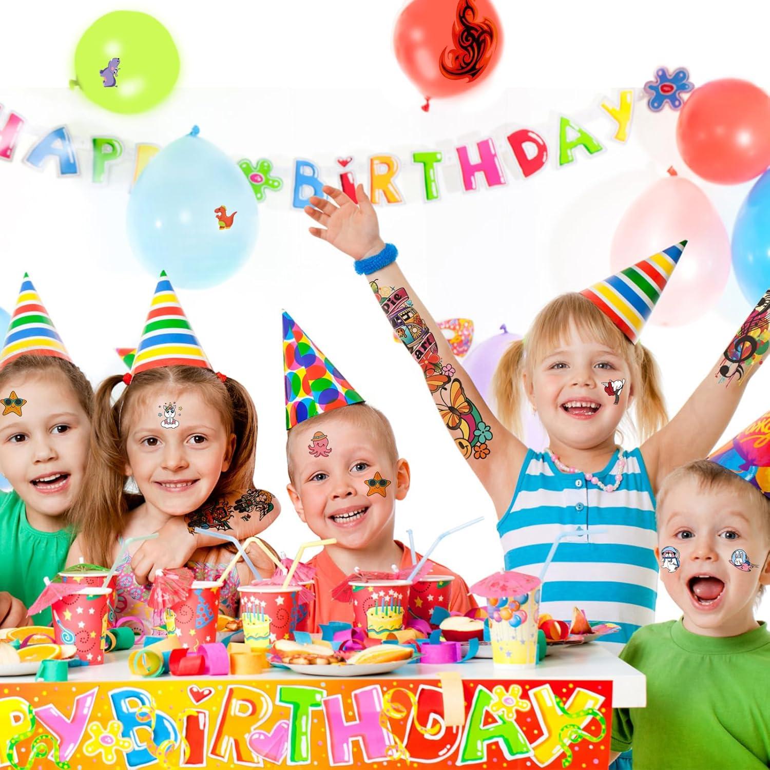 52 Tatuajes Temporales para Niños Weipbwor - Animales y Más