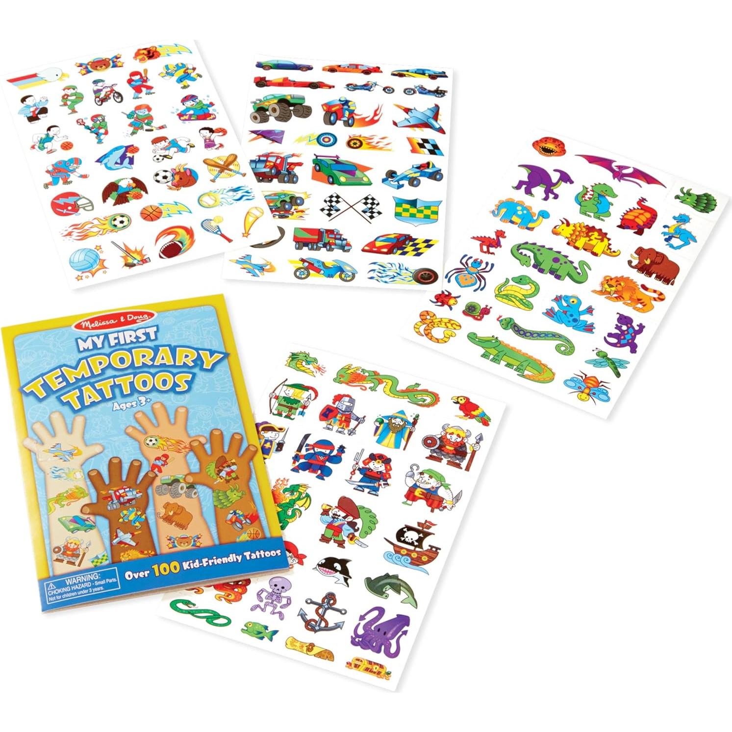 Tatuajes Temporales Melissa & Doug - Más de 100 Diseños