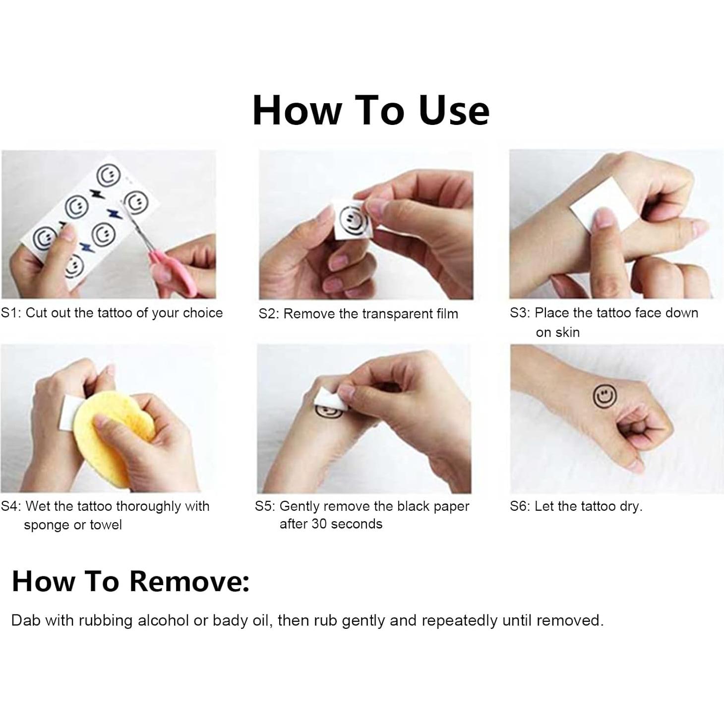 10 Hojas Tatuajes Temporales Calaveras y Flores Briyhose