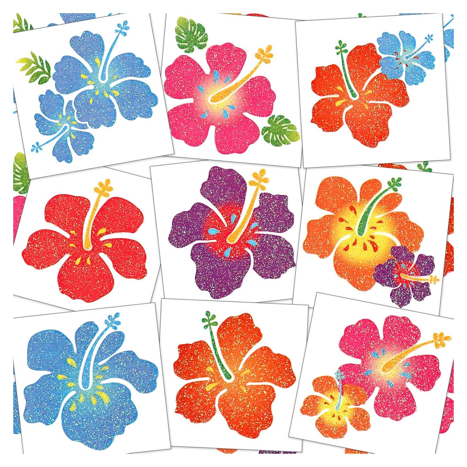 Kit de Tatuajes Temporales de Flores Kathfly - 180 Pcs
