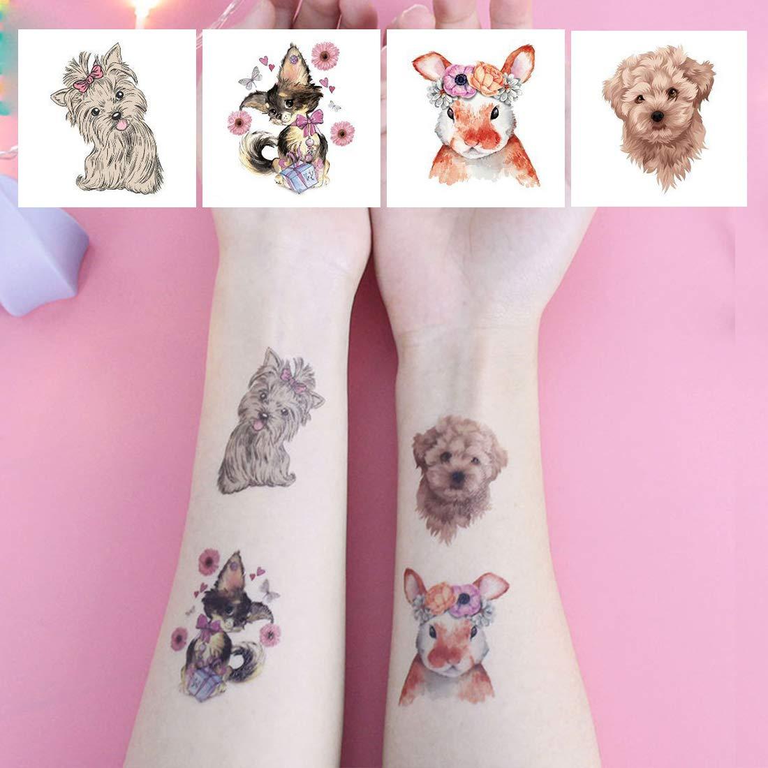 Tatuajes Temporales de Animales Ooopsi - 30 Piezas para Niños