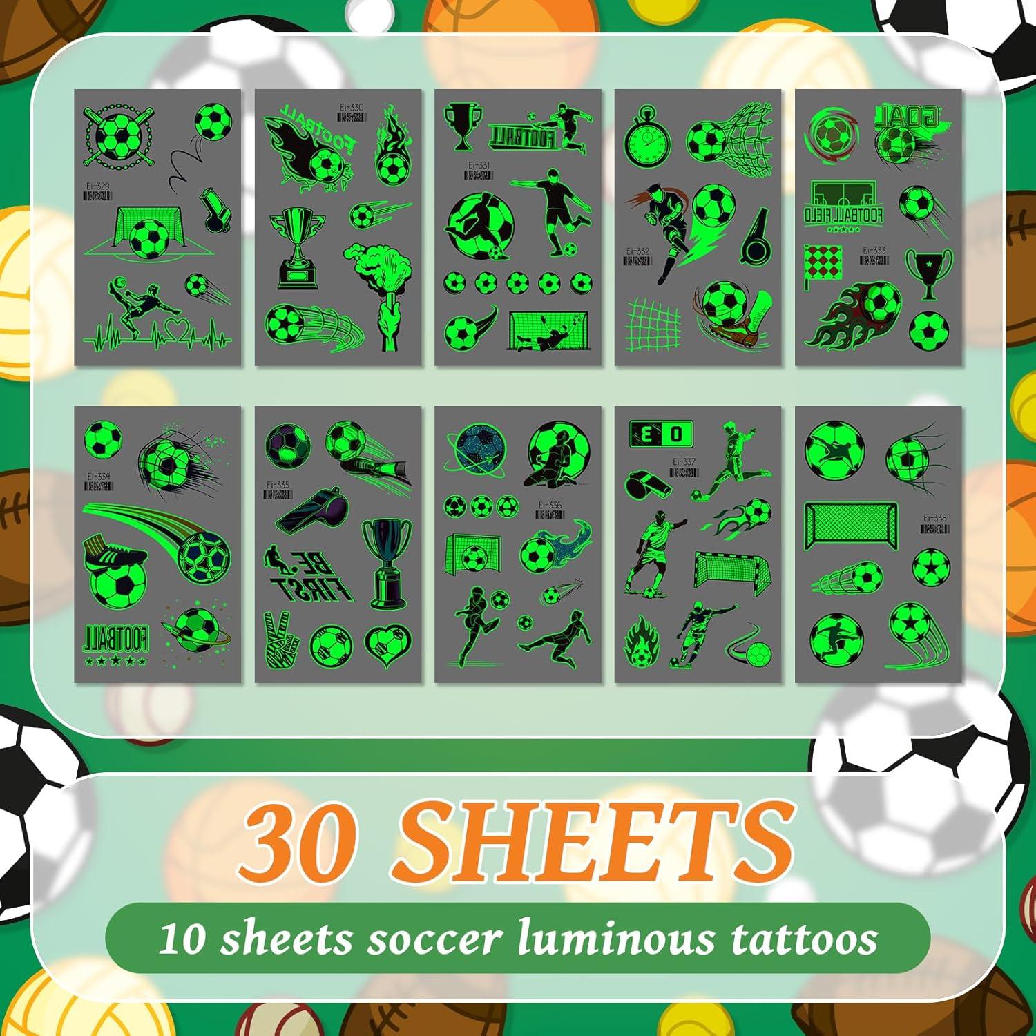 Tatuajes Temporales Brillantes EMOME para Niños - 90 Estilos