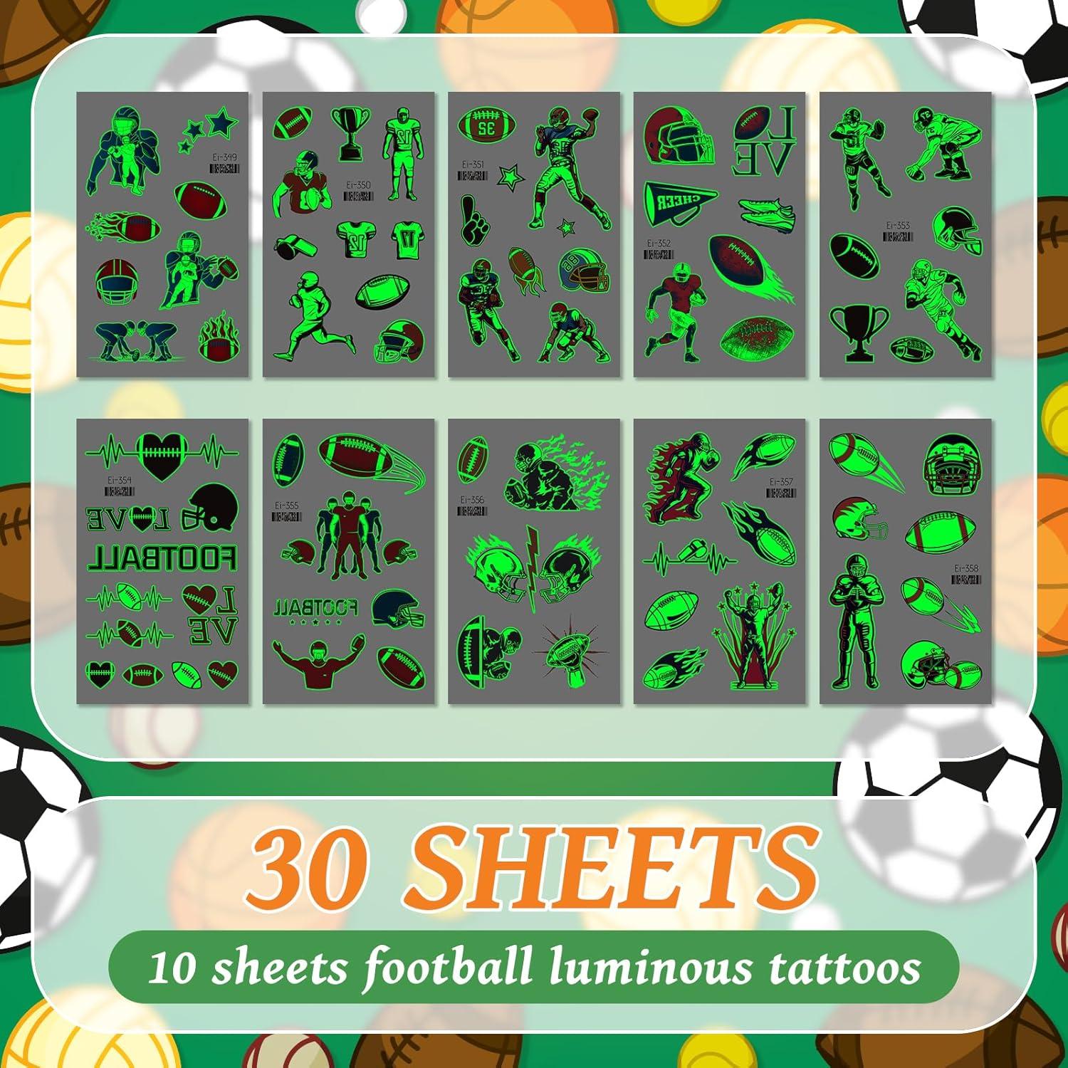 Tatuajes Temporales Brillantes EMOME para Niños - 90 Estilos