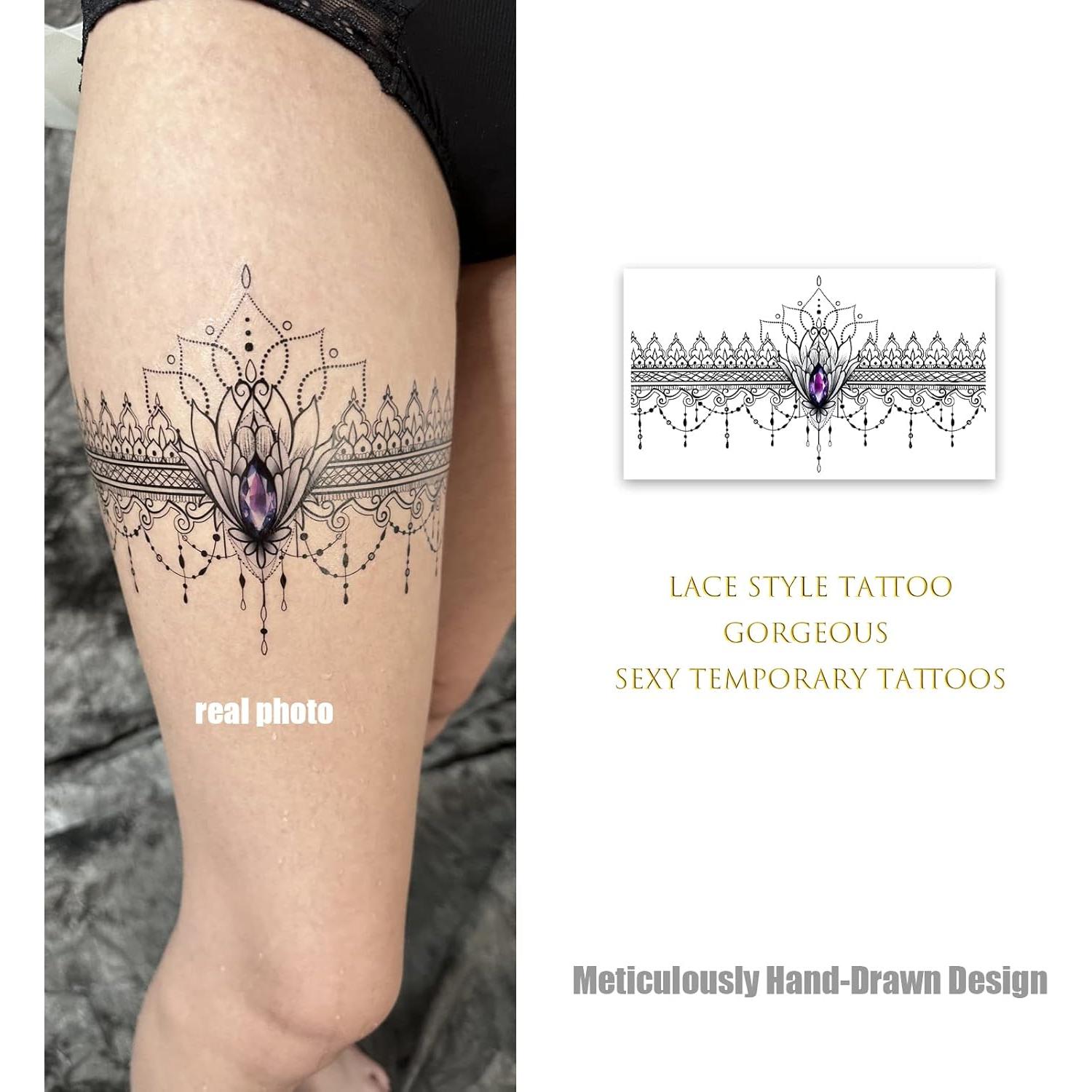 Tatuajes Temporales Sexy Grandes Roarhowl - Conjunto 1