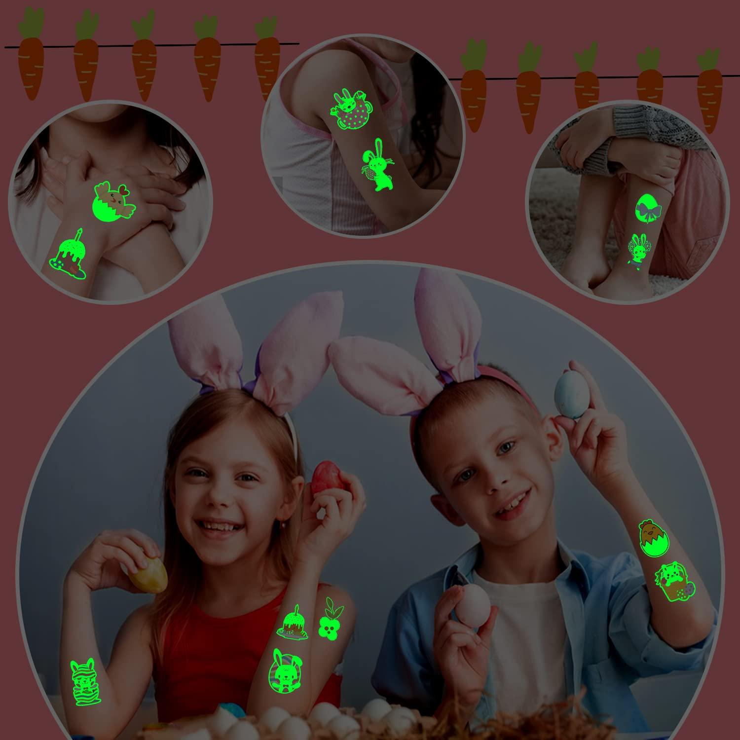 Tatuajes Temporales Luminosos Partywind para Niños - 50 PCS