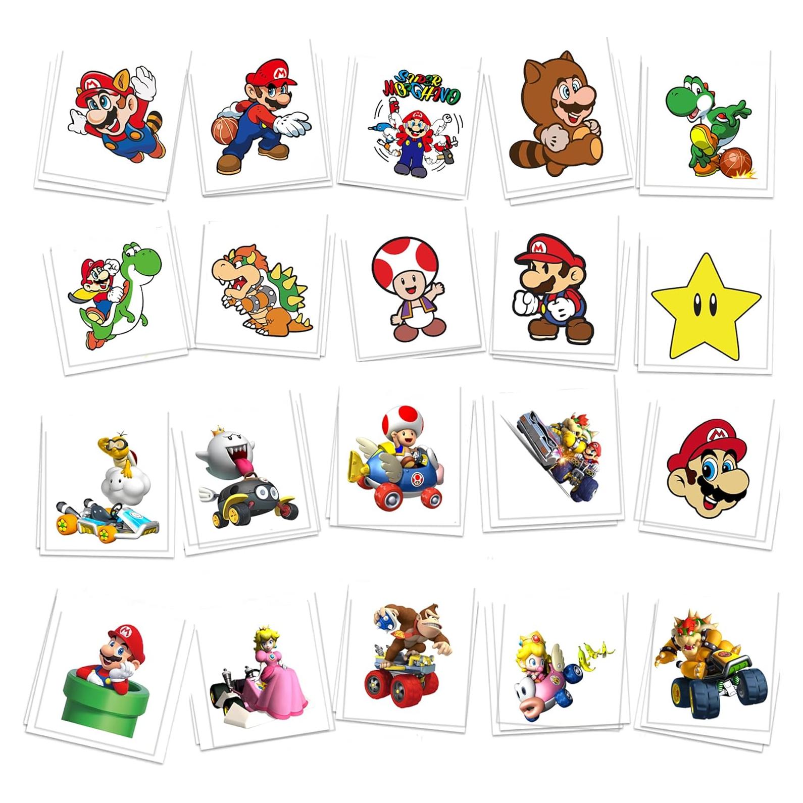 60 Tatuajes Temporales de Dibujos Animados YINGXIANG para Niños