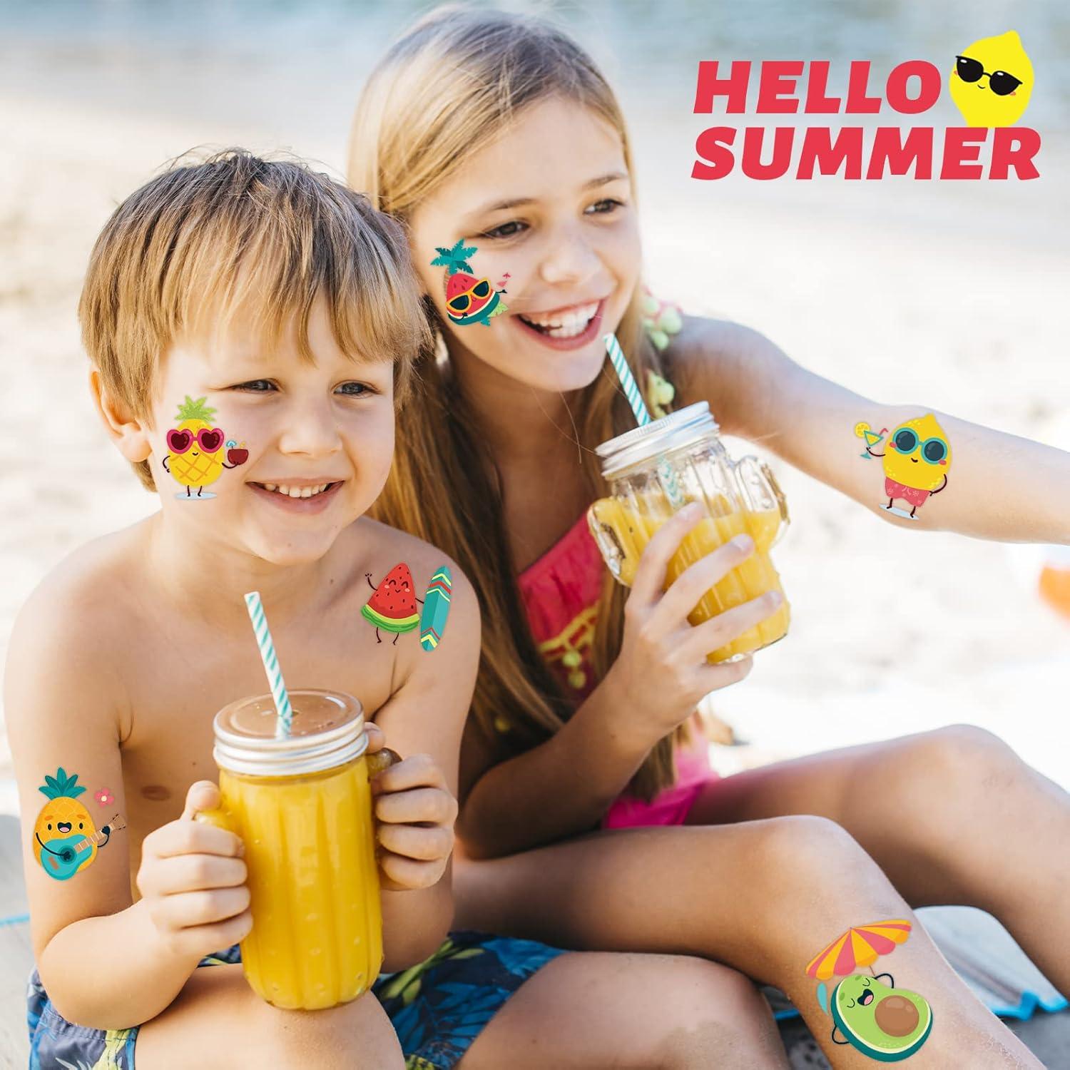 240 Tatuajes Temporales de Frutas de Verano Winthrop