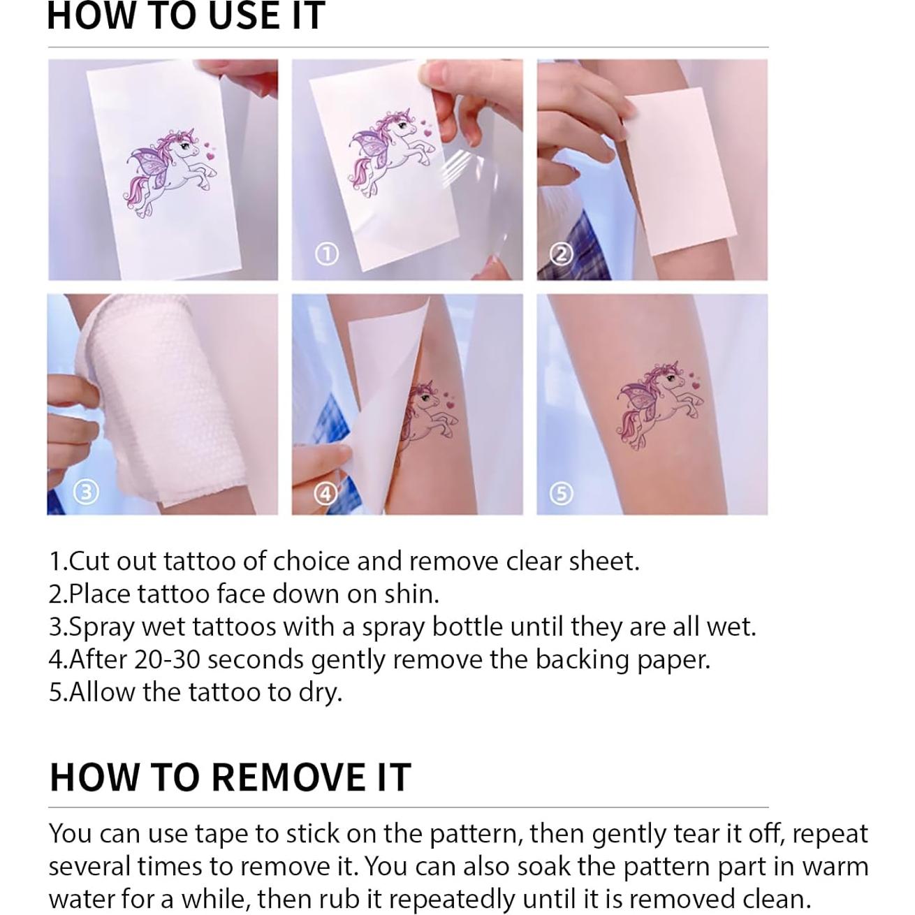 Tatuajes Temporales para Niños Funtattoo 30 Hojas 400+ Estilos