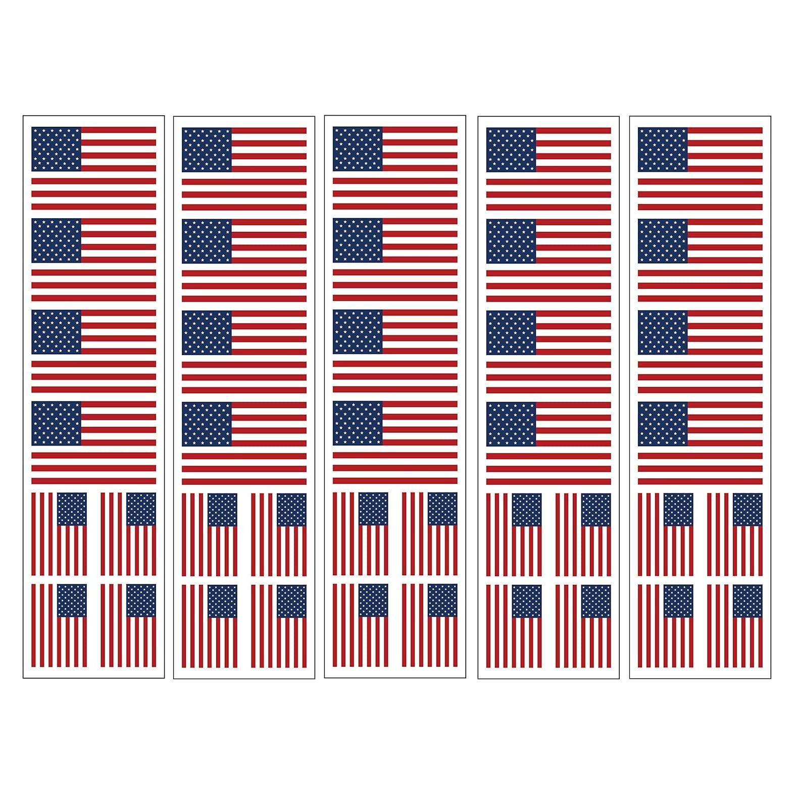 Tatuajes Temporales Bandera EE. UU. PremiumTT - 40 Piezas