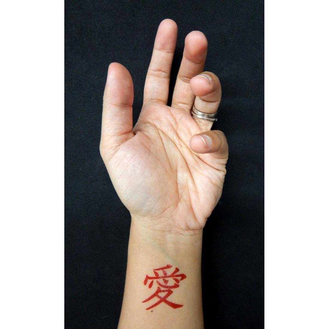 Tatuajes Temporales Kanji PremiumTT - 36 Diseños Japoneses