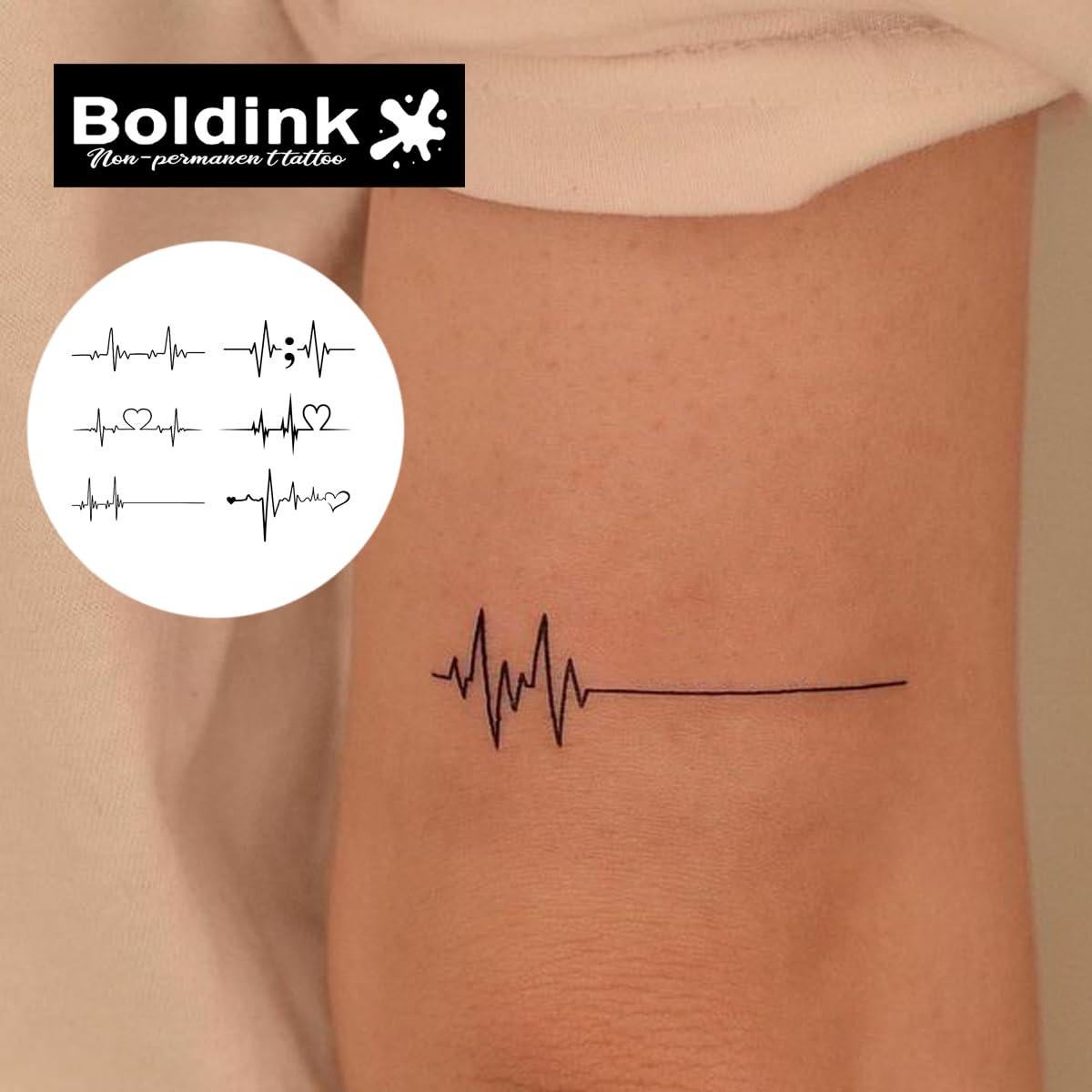Tatuajes Semipermanentes Boldink Electrocardiograma 7-14 Días