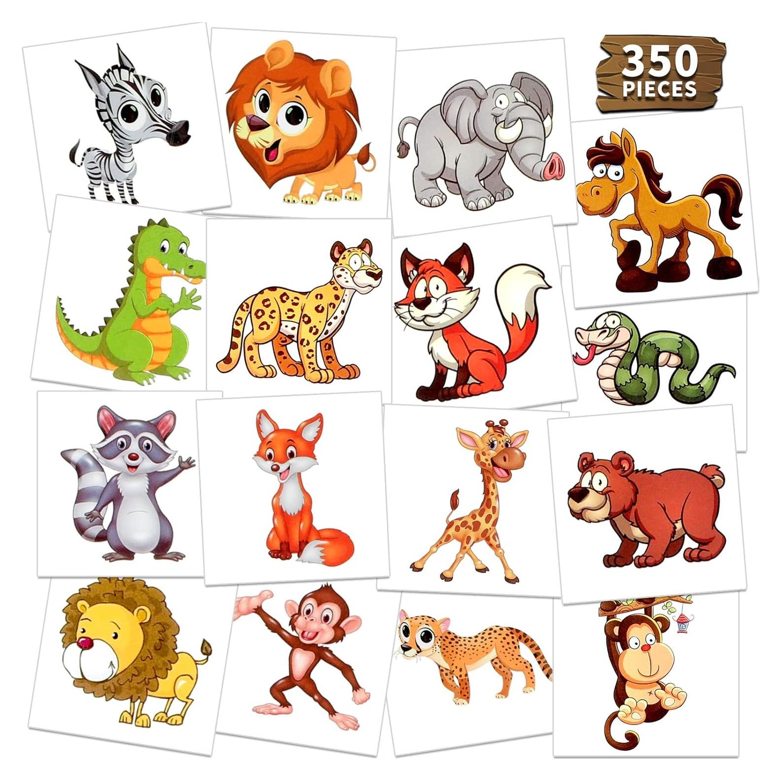 Tatuajes Temporales Impermeables Metker - 350 Piezas Niños