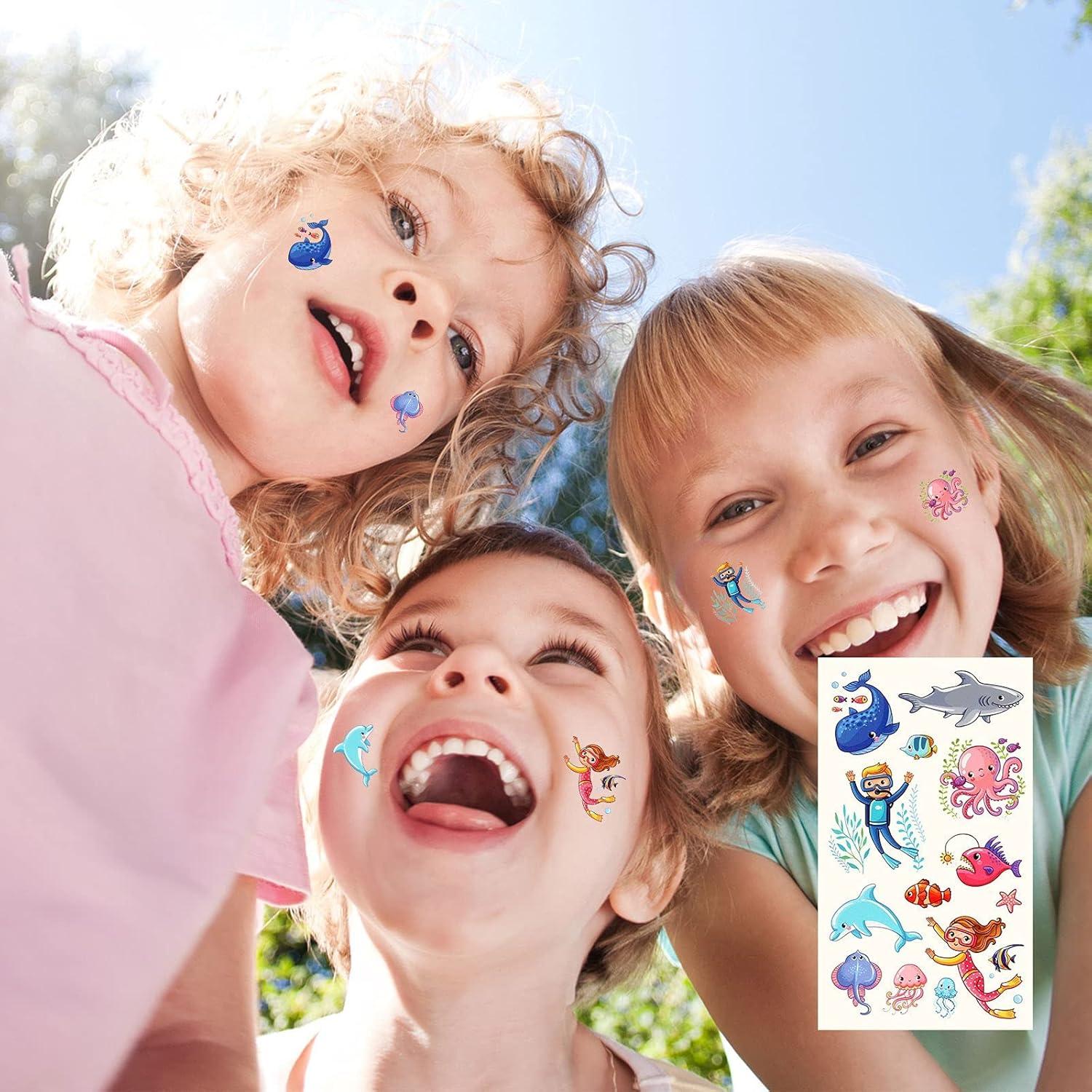 Tatuajes Temporales Impermeables Metker - 350 Piezas Niños