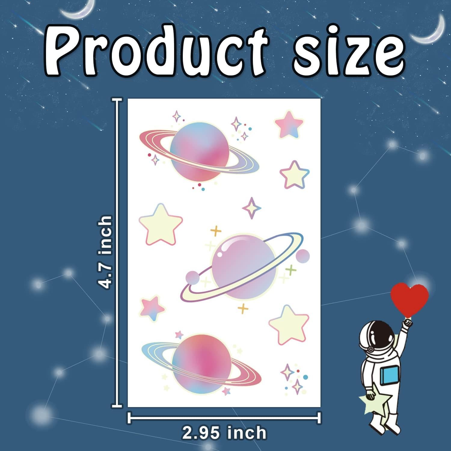 Tatuajes Temporales Luminiscentes Partywind 225 Estilos Niños