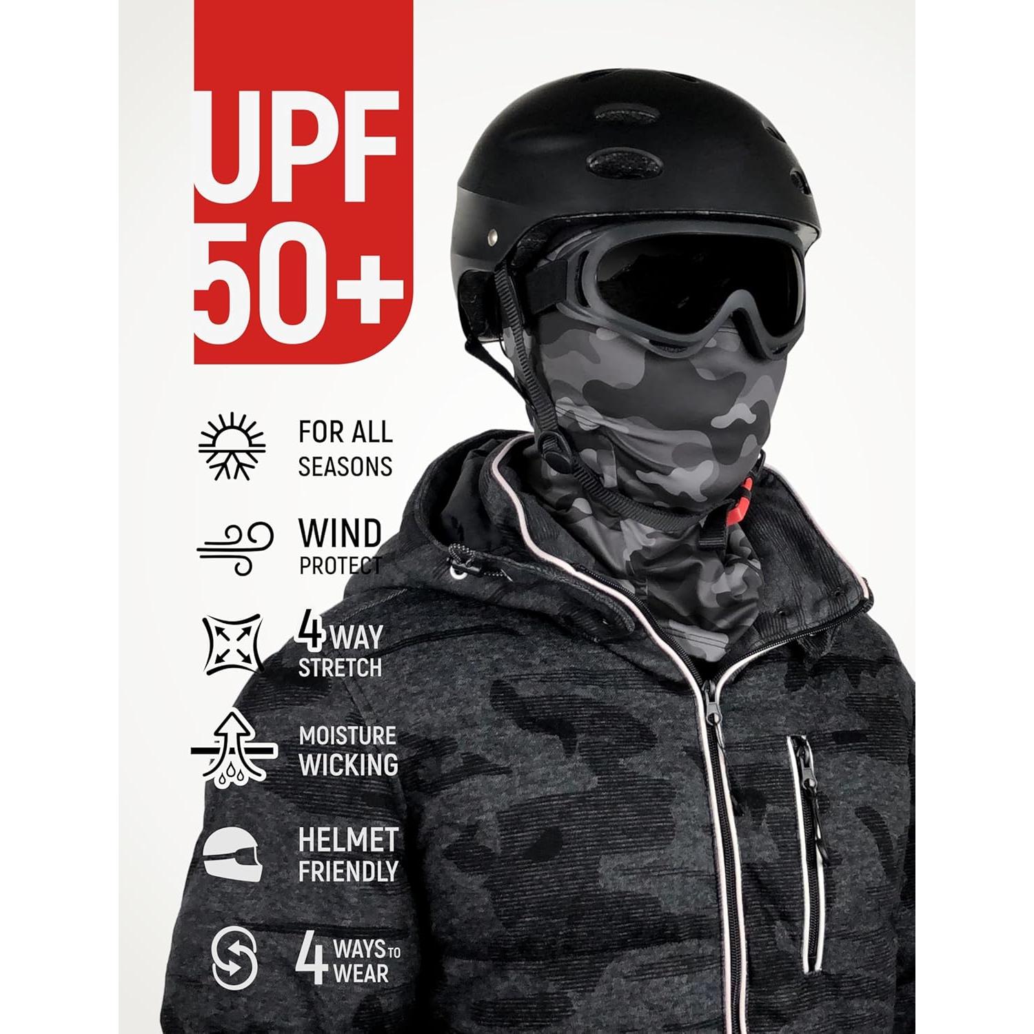 Balaclava GOT Sports UPF 50+ Camuflaje Noche Talla Única