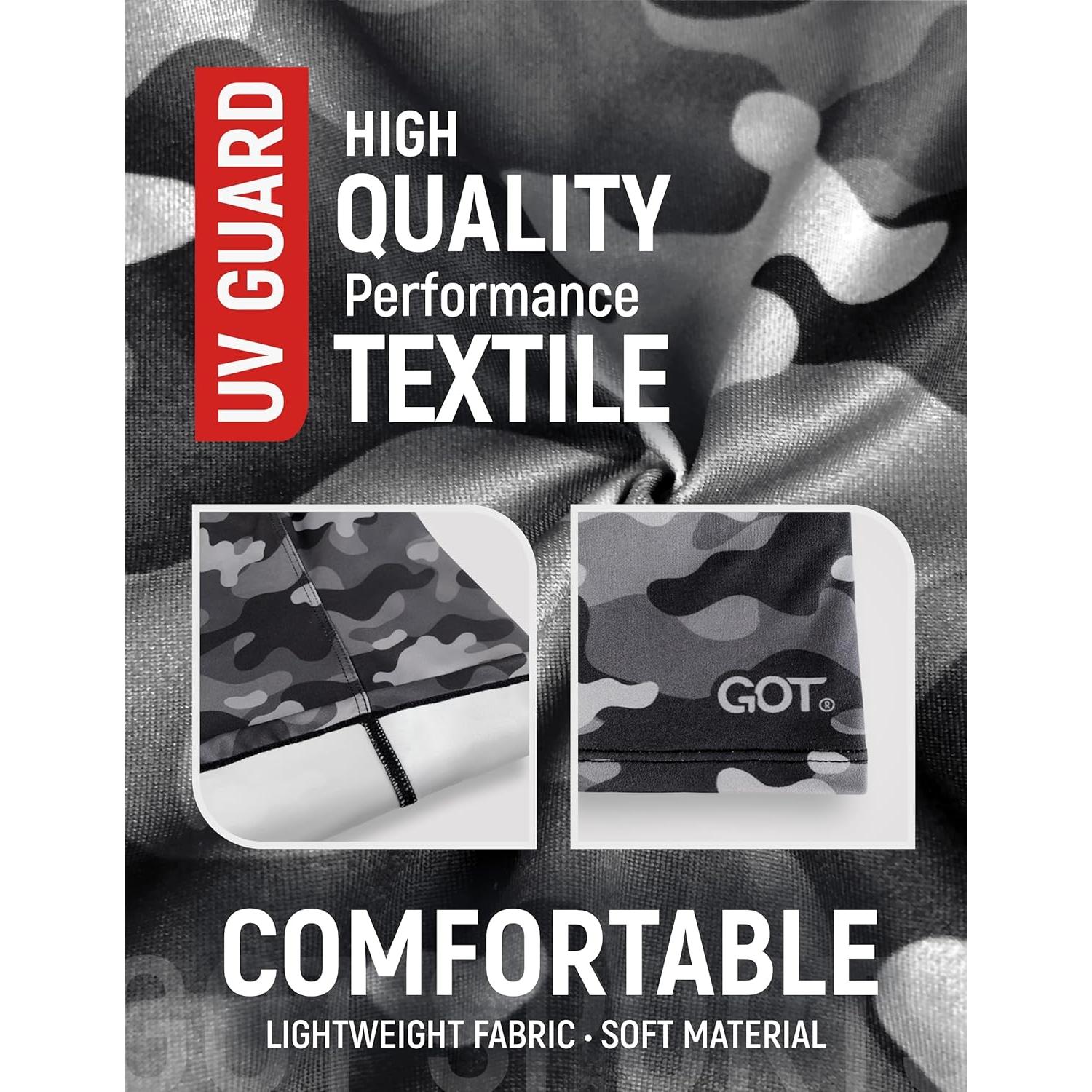 Balaclava GOT Sports UPF 50+ Camuflaje Noche Talla Única