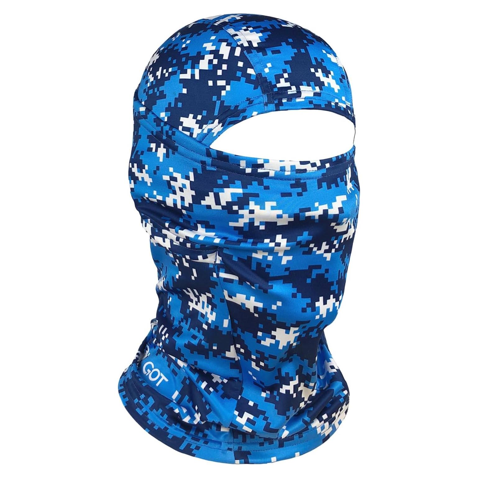 Balaclava GOT Sports UPF 50+ Camuflaje Azul para Esquí