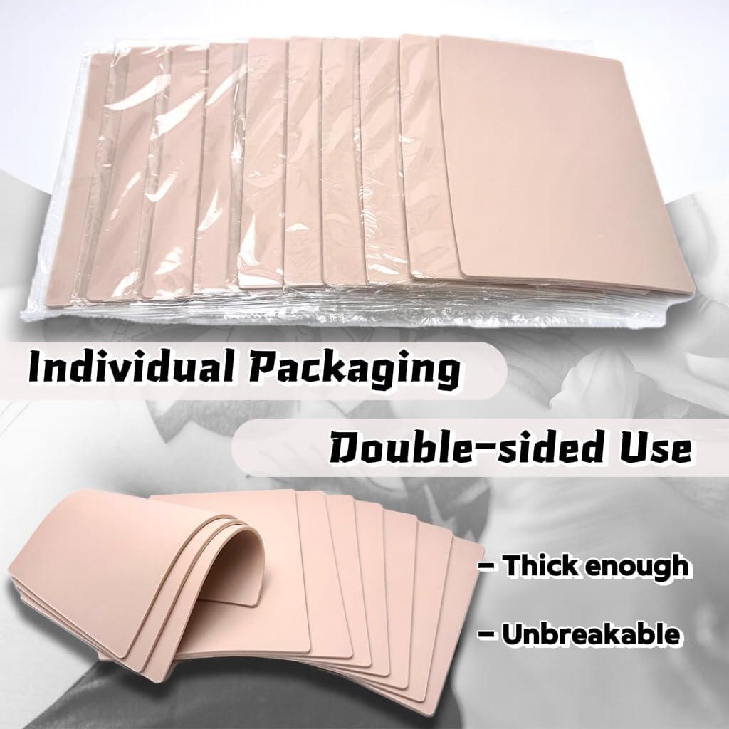 Piel de Práctica para Tatuaje Stidgbo 10 Pcs 3 mm 19.6x14.7 cm