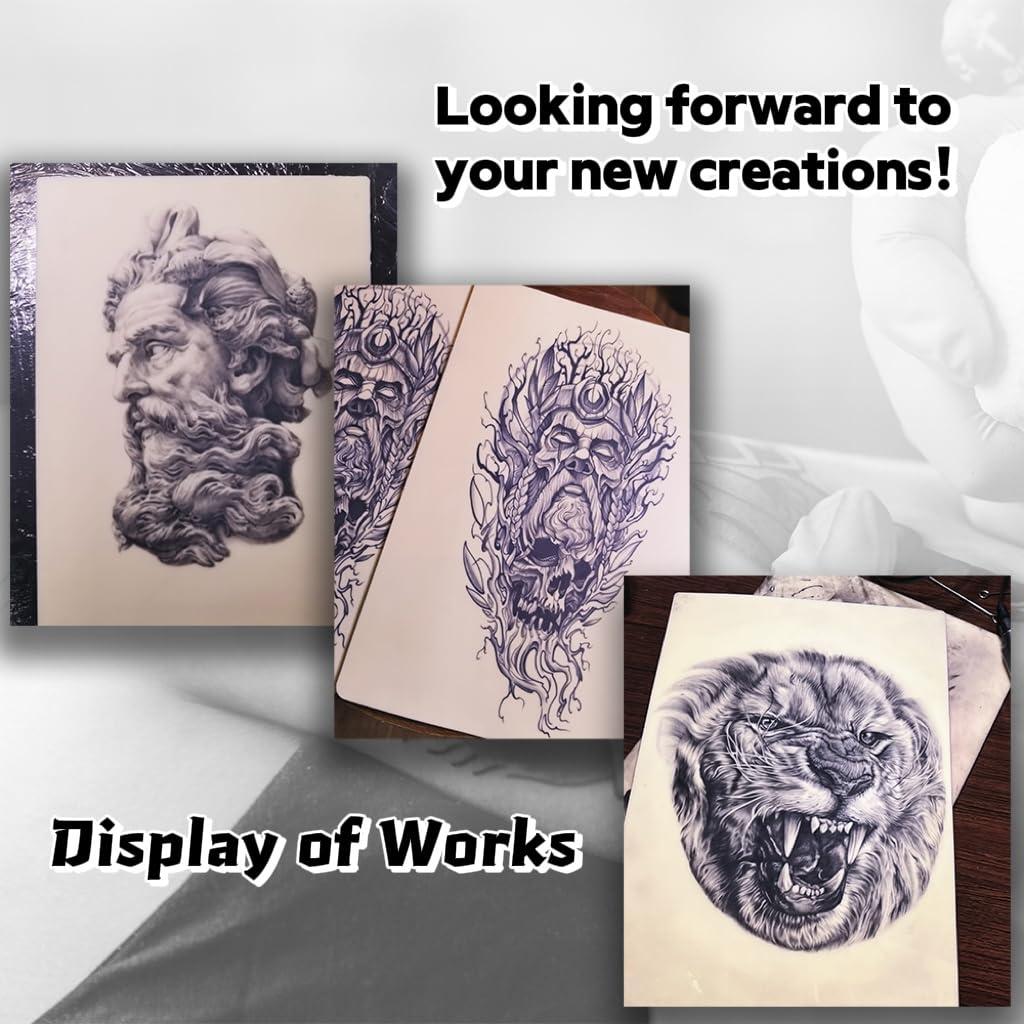 Piel de Práctica para Tatuaje Stidgbo 10 Pcs 3 mm 19.6x14.7 cm