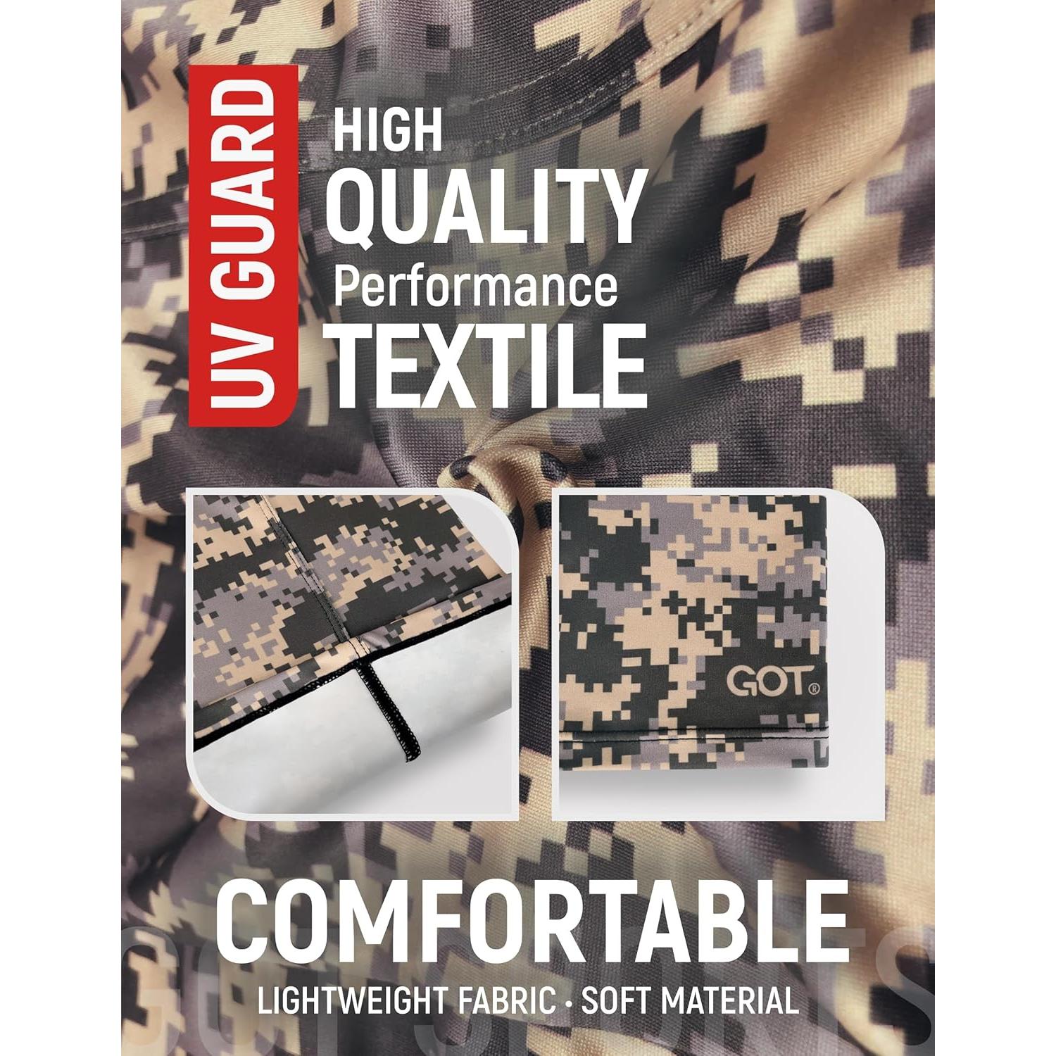 Balaclava GOT Sports UPF 50+ Camuflaje para Esquí y Moto