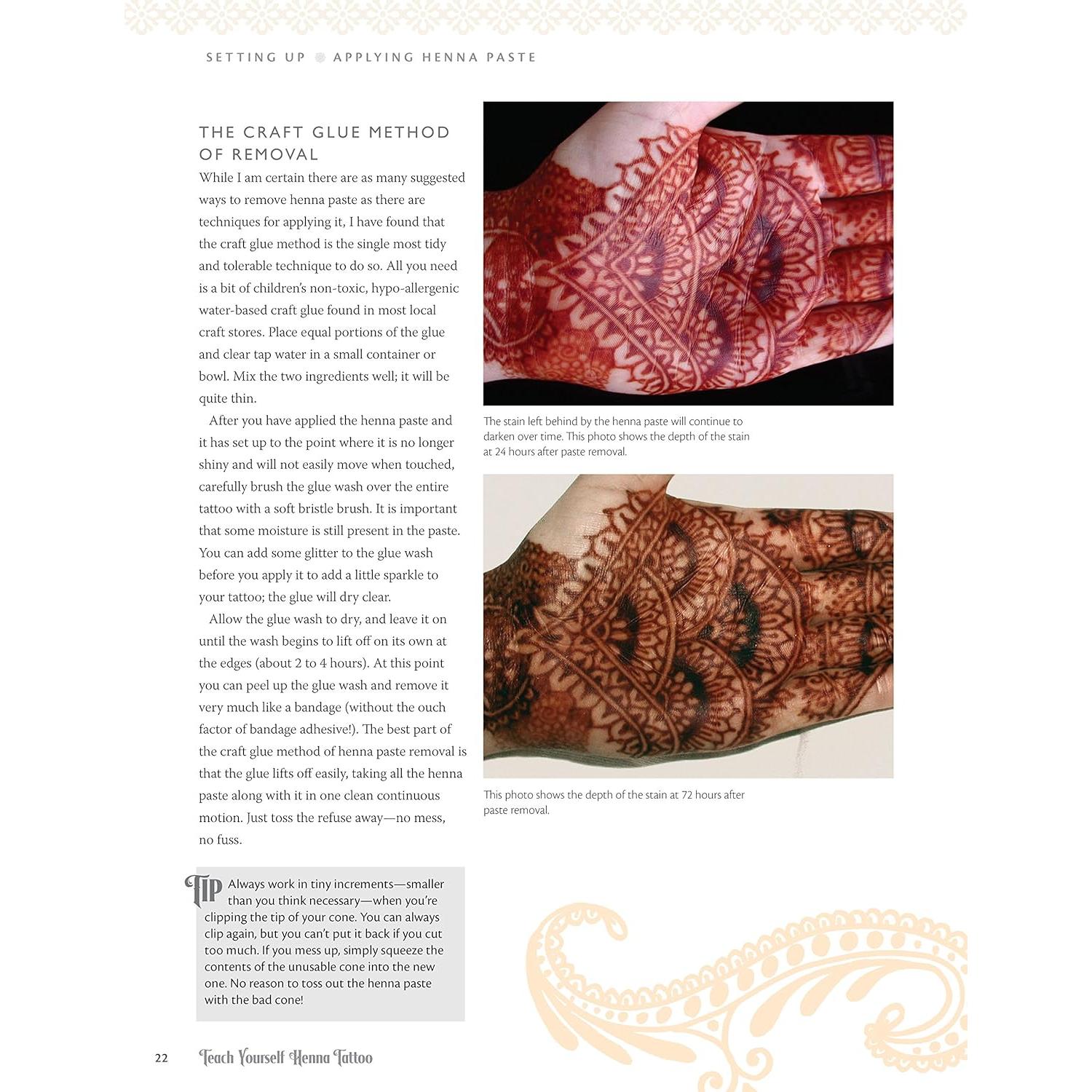 Teach Yourself Henna Tattoo: Making Mehndi Art with Easy-to-Follow Instructions, Patterns, and Projects (Design Originals) Beginner-Friendly Directions with Dozens of Designs & Templates [BOOK ONLY]