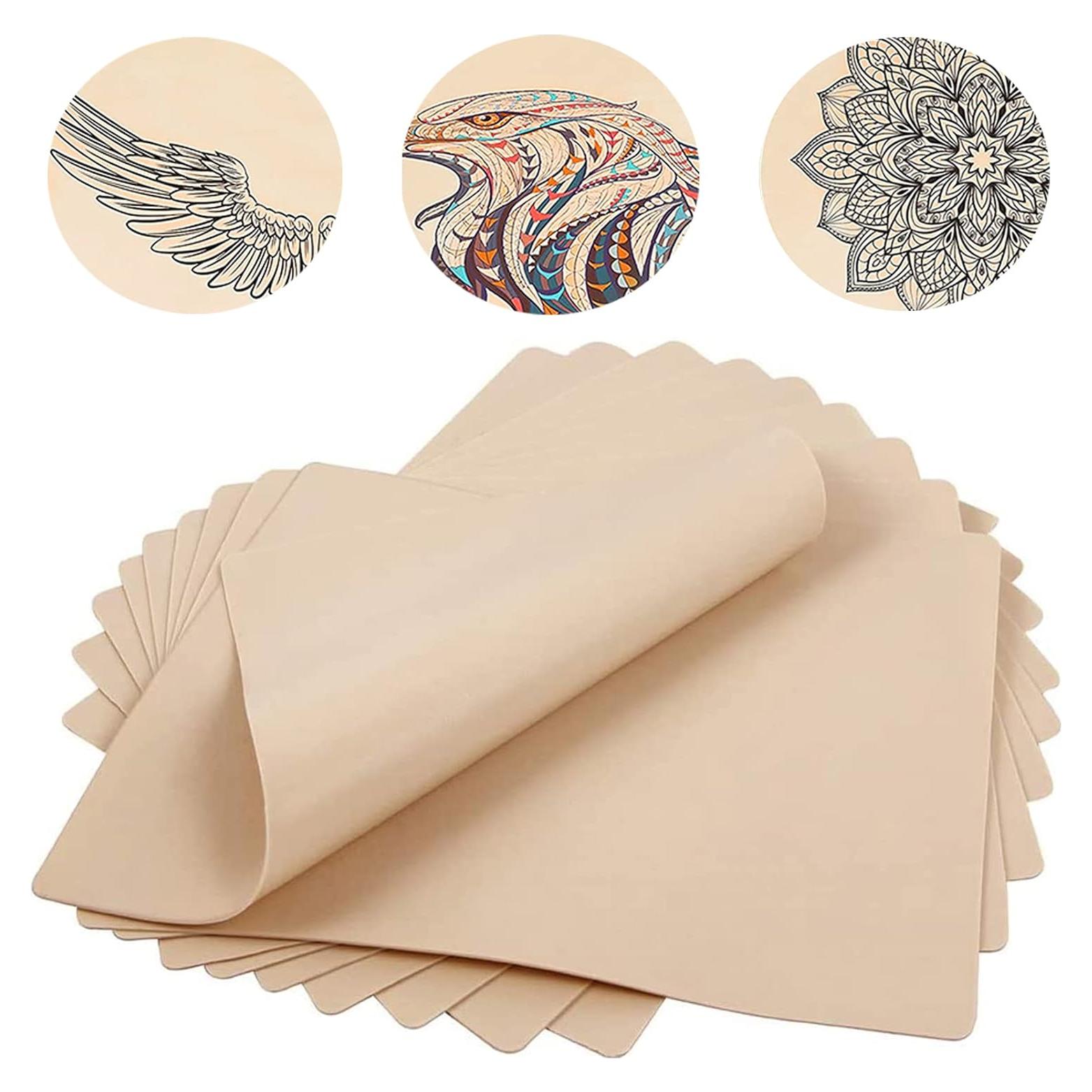 Pieles de Práctica para Tatuaje Lyuxzad - 10 Hojas 20.3x15.2cm