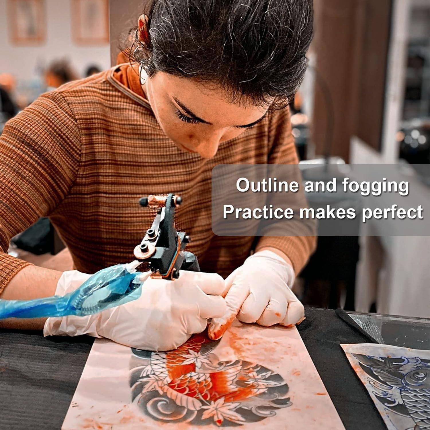 Piel de Práctica de Tatuaje 3MM Prgislew 10 Piezas 18.8x14.2cm