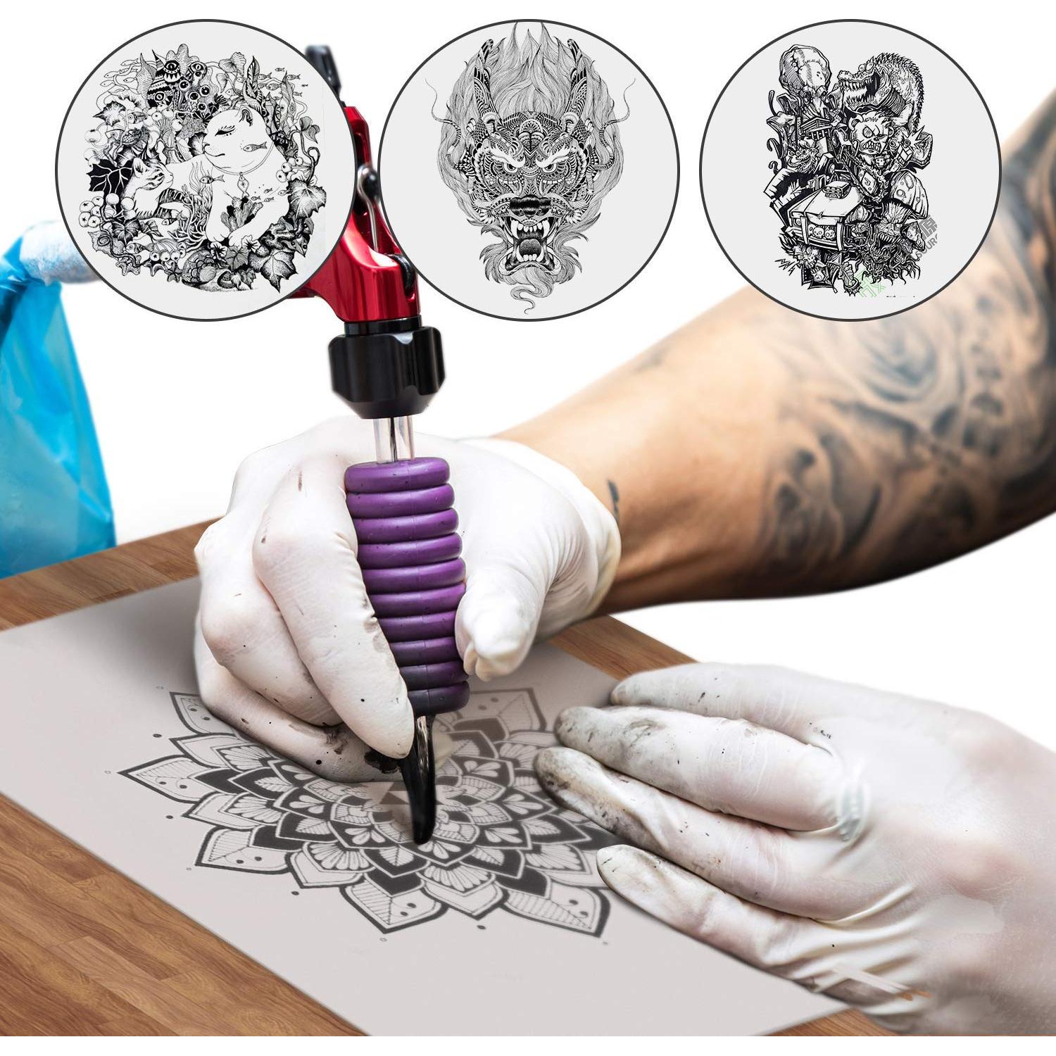 Piel de Práctica para Tatuaje Tatmax 10 Pcs 20x15cm Silicona