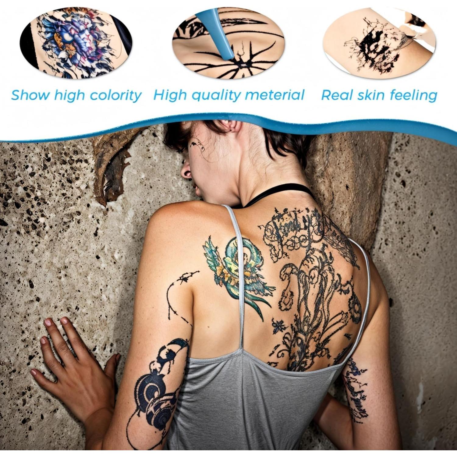 Piel de Práctica de Tatuaje Combofix 10 Pcs 18.8x14.2 cm