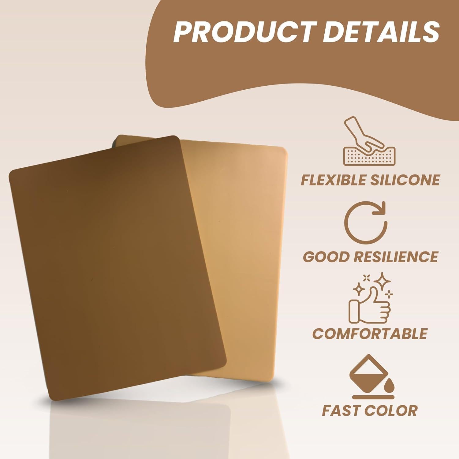 Piel Falsa de Práctica para Tatuaje Caktus - 10 Piezas 14x18.5cm