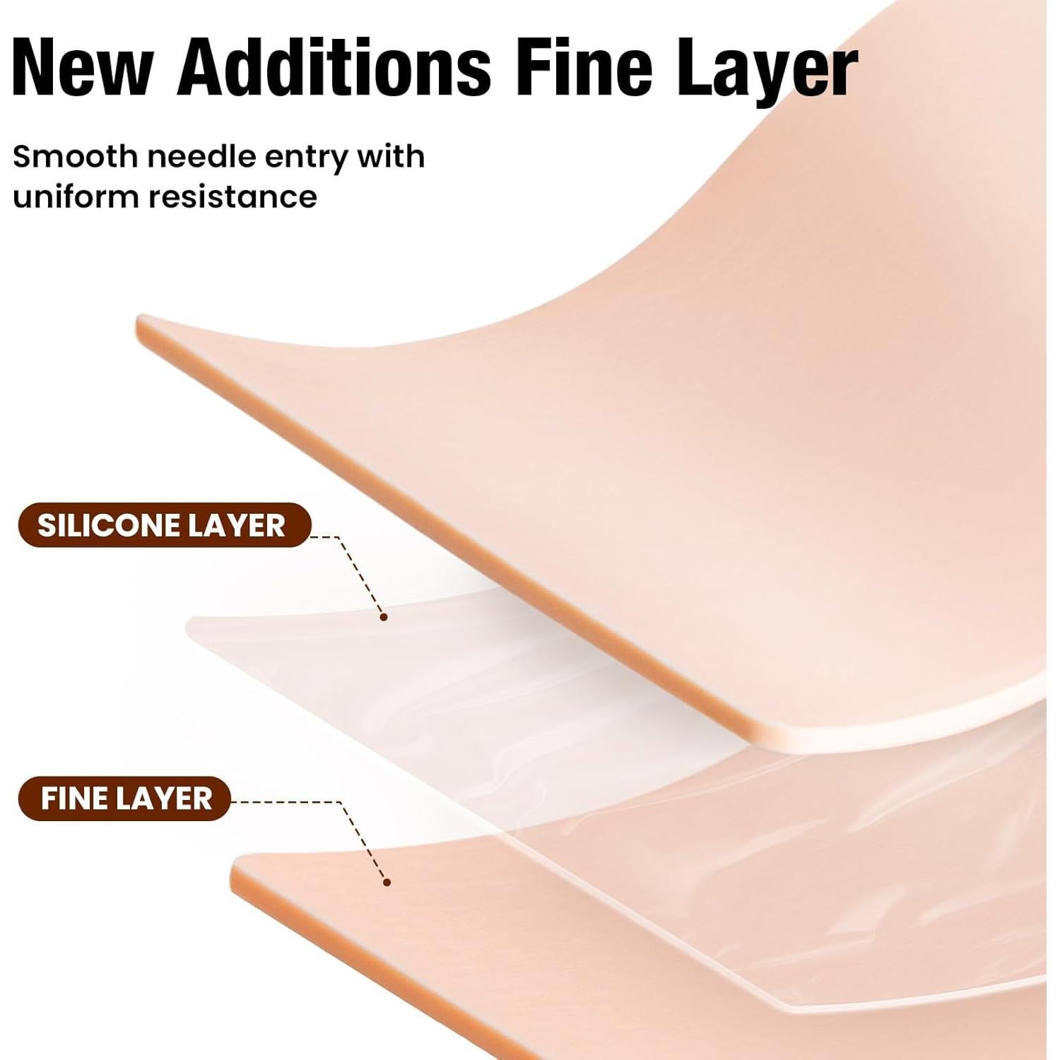 10 Piezas Piel de Práctica de Tatuaje Udefineit 15x20 cm