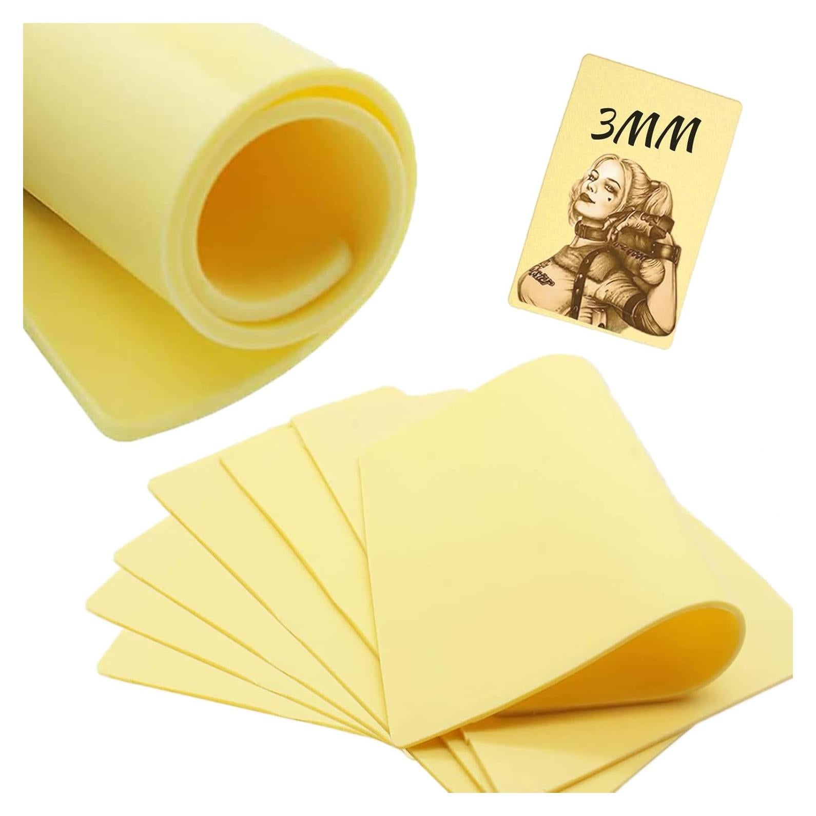 6 Piezas Piel de Práctica para Tatuaje MIUXIA 30.48x20.32 cm 3mm