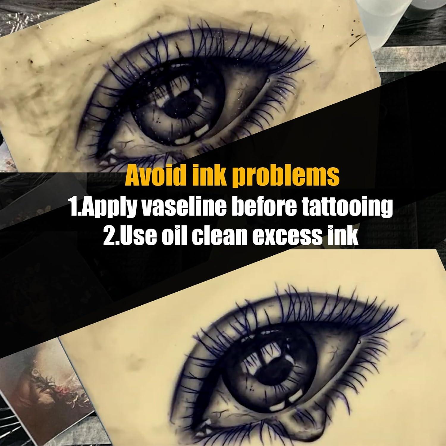 6 Piezas Piel de Práctica para Tatuaje MIUXIA 30.48x20.32 cm 3mm