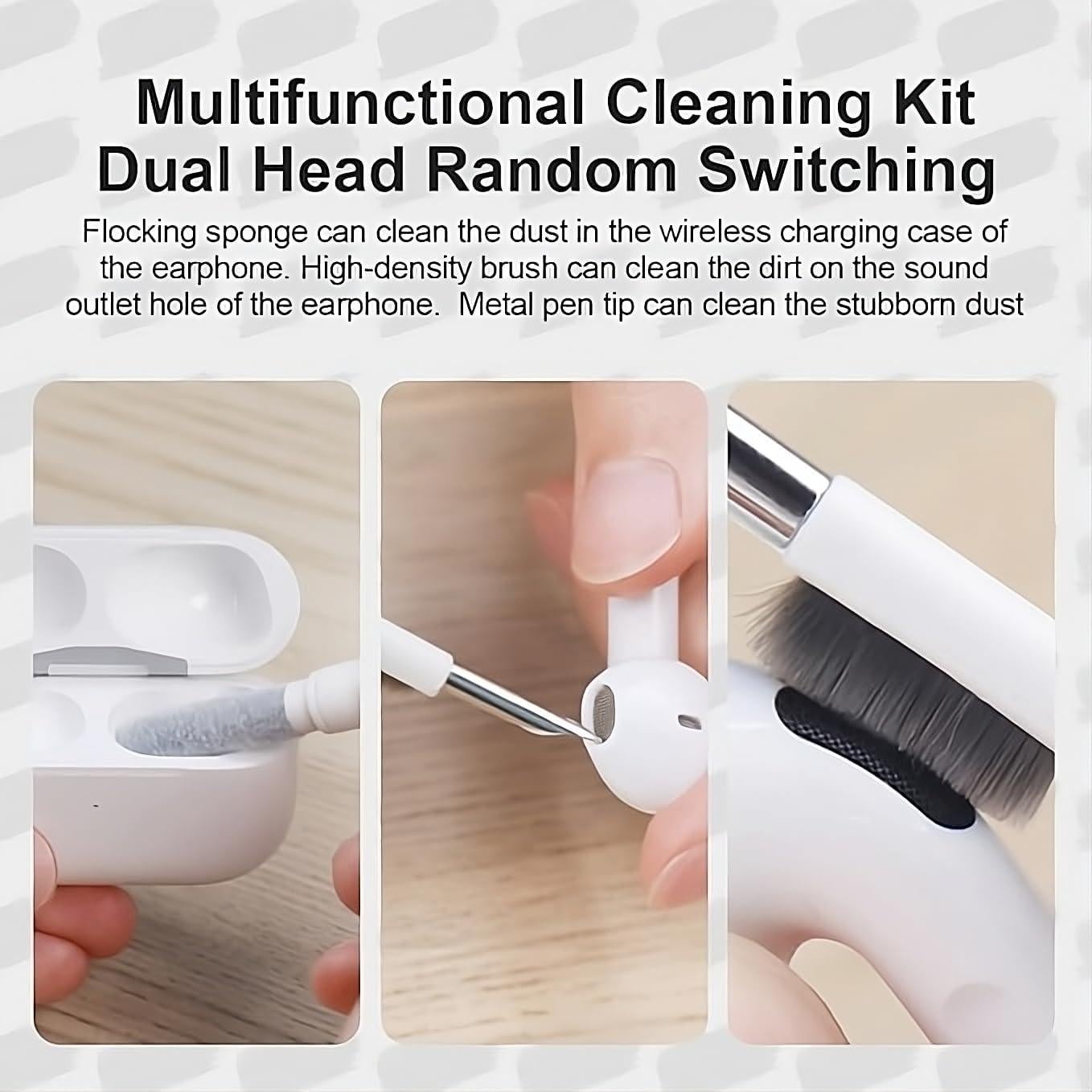 Kit de Limpieza Multifuncional PrimOffice para Teclados y Auriculares